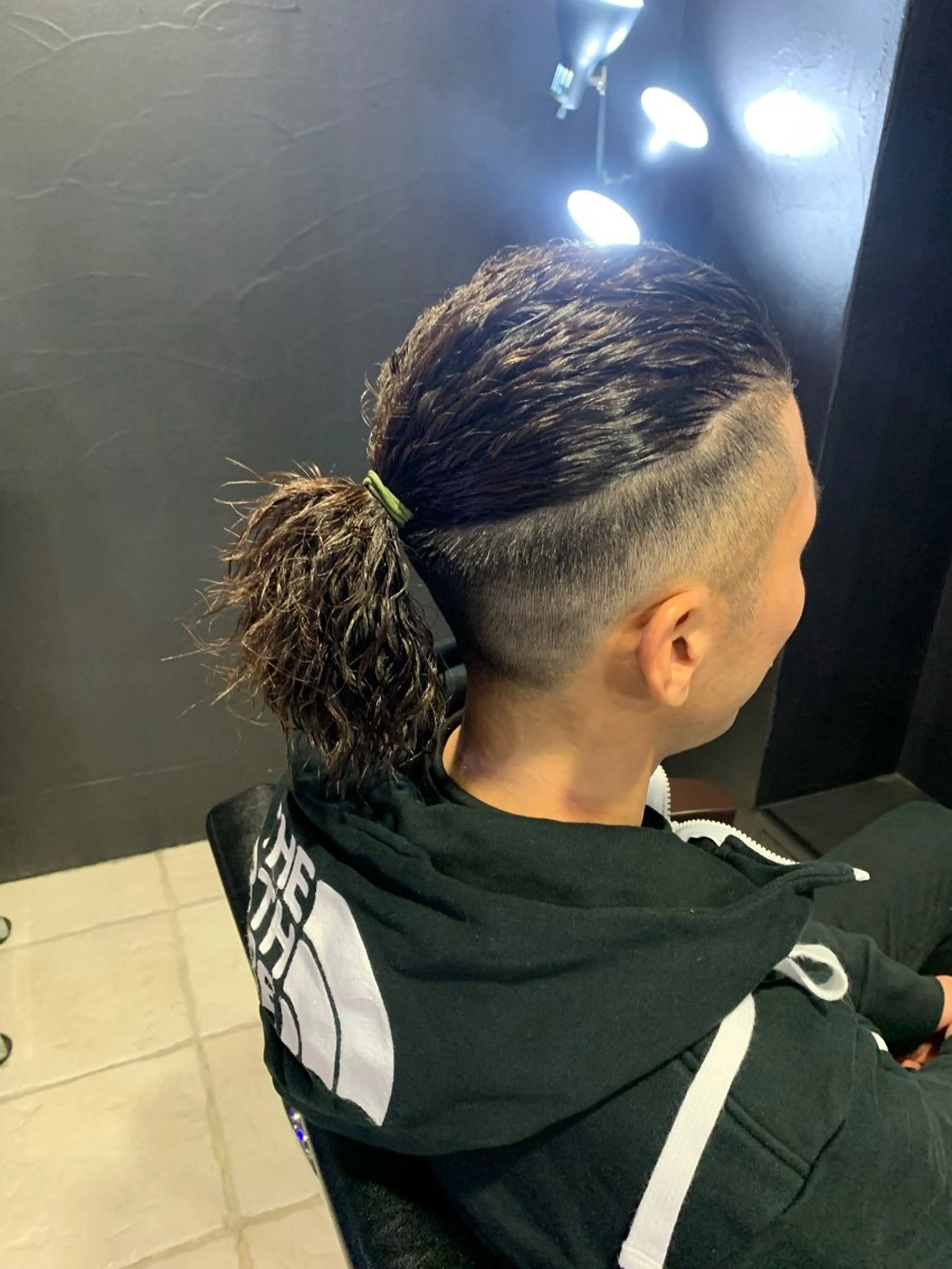 ロング メンズ マンバンヘア カット パーマ ヘアセット メンズパーマ/難波/ 心斎橋　室園亮佑のヘアスタイル