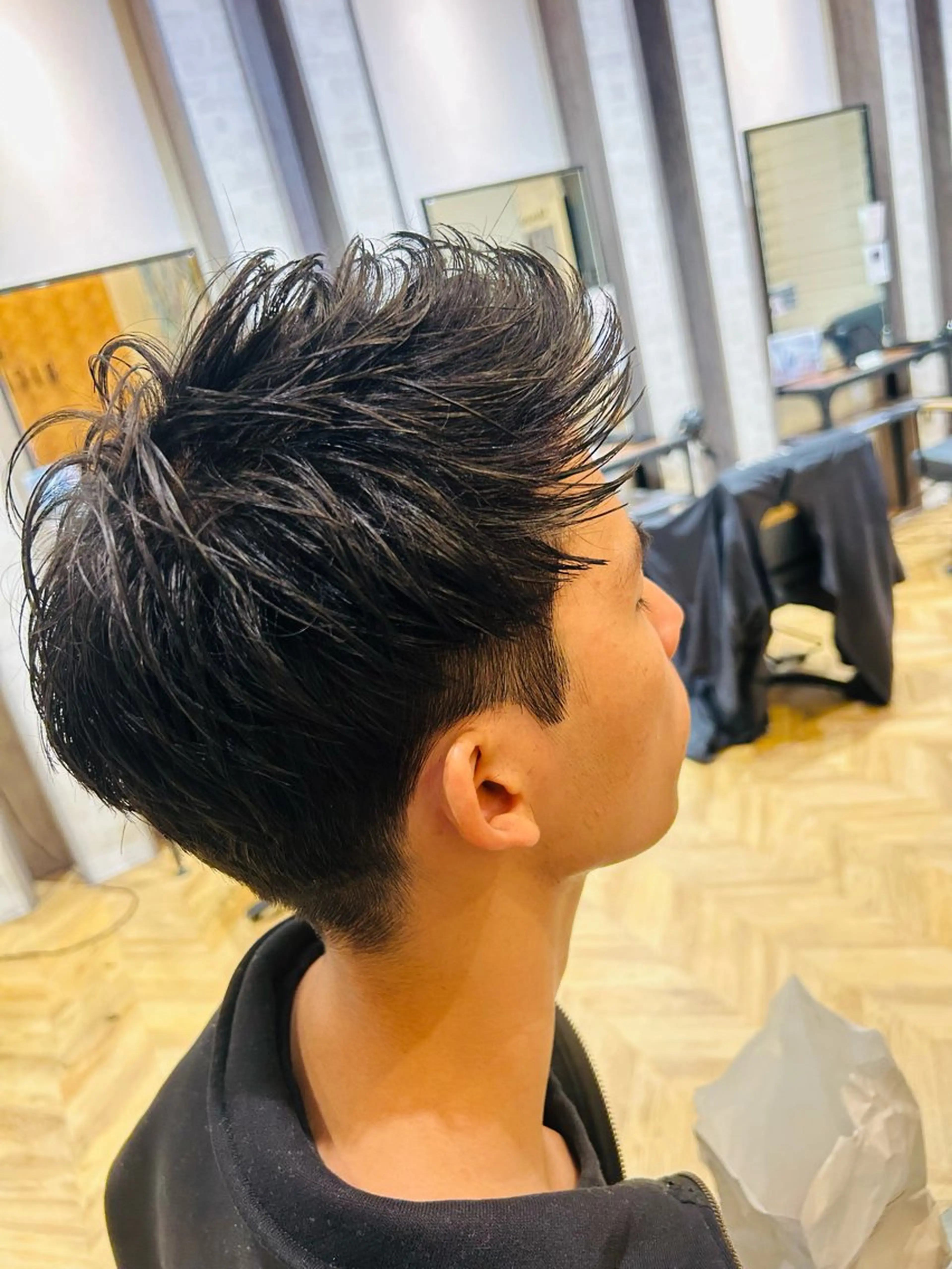 ショート メンズ 刈り上げ ショートヘア カット RICHOUR豊中/ hirakuのヘアスタイル