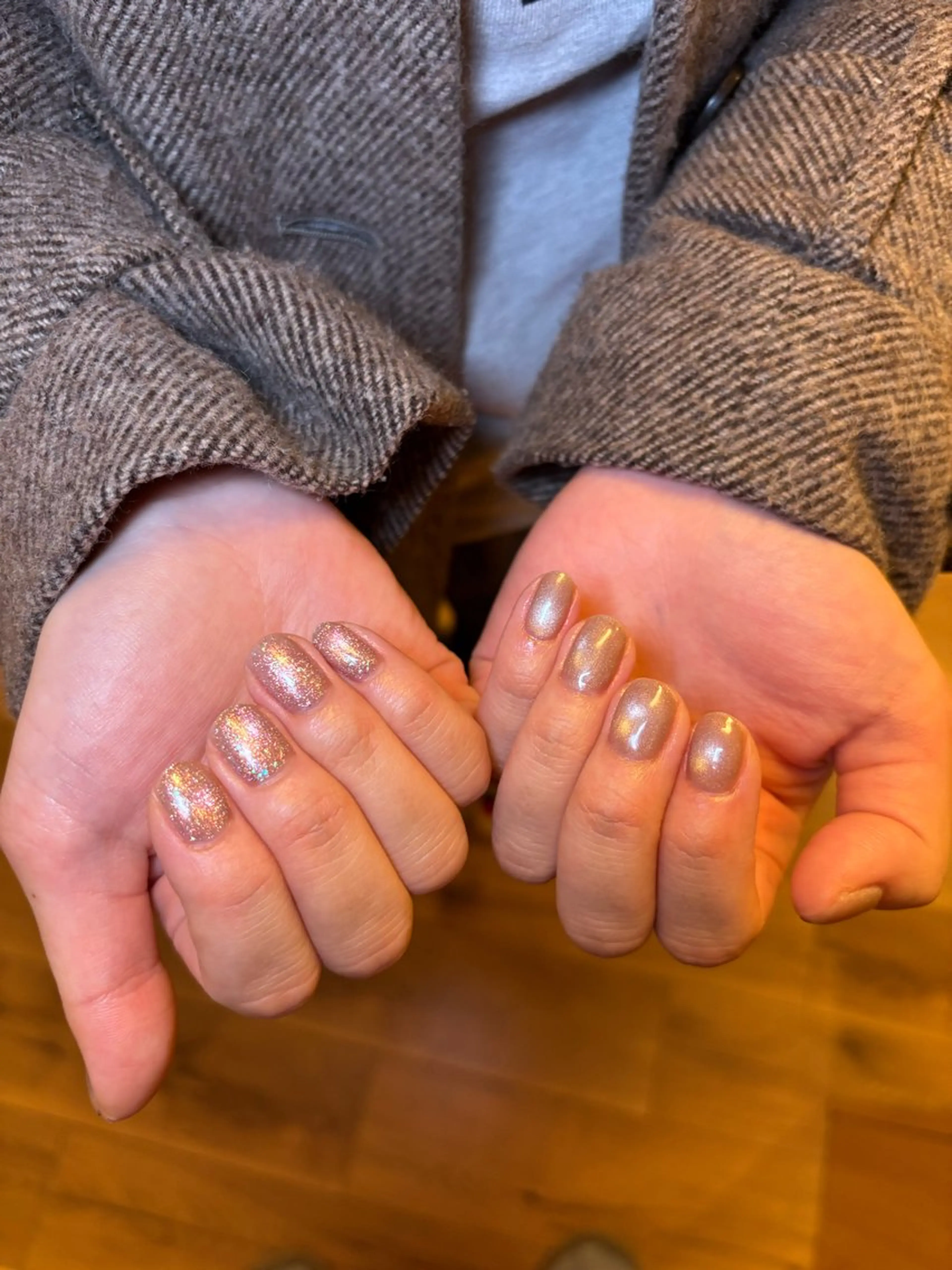 ネイル マグネットネイル マグネットワンカラー ワンカラーネイル ハンドネイル 京美人所属・京 美人のネイルデザイン