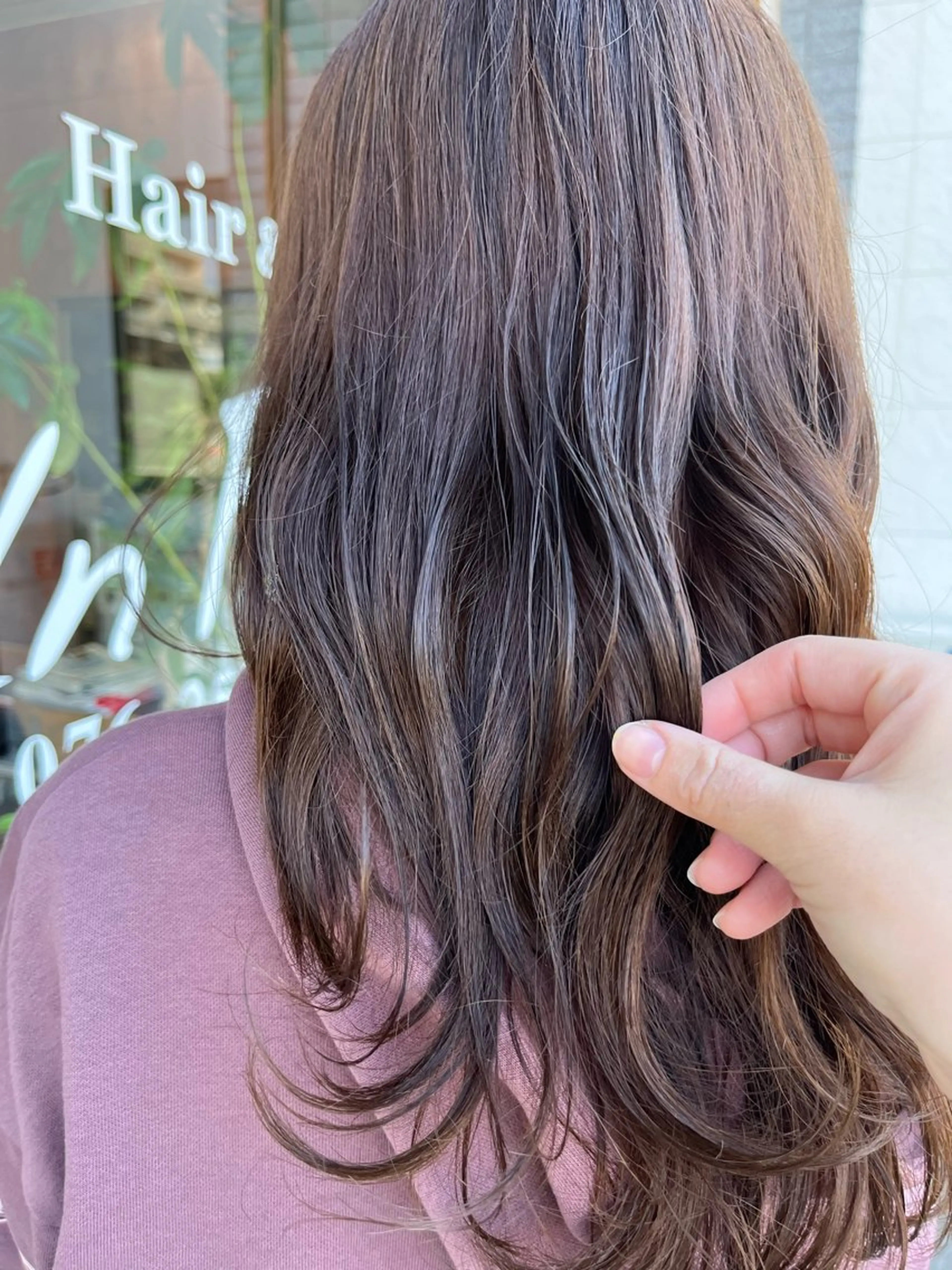 ミディアム Un Fleur所属・立野 希沙のヘアスタイル