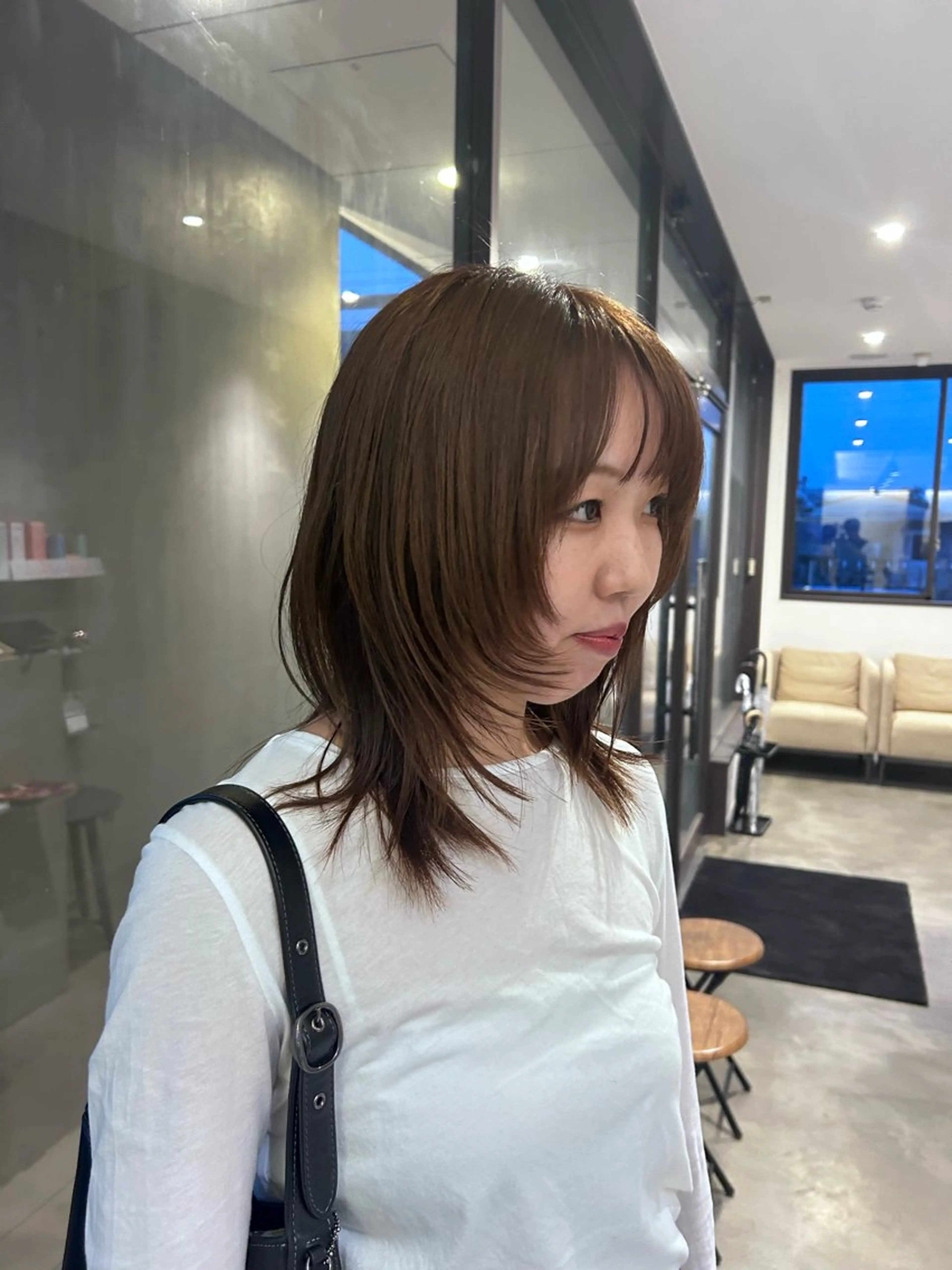 ミディアム カラー tote. 成瀬晃のヘアスタイル