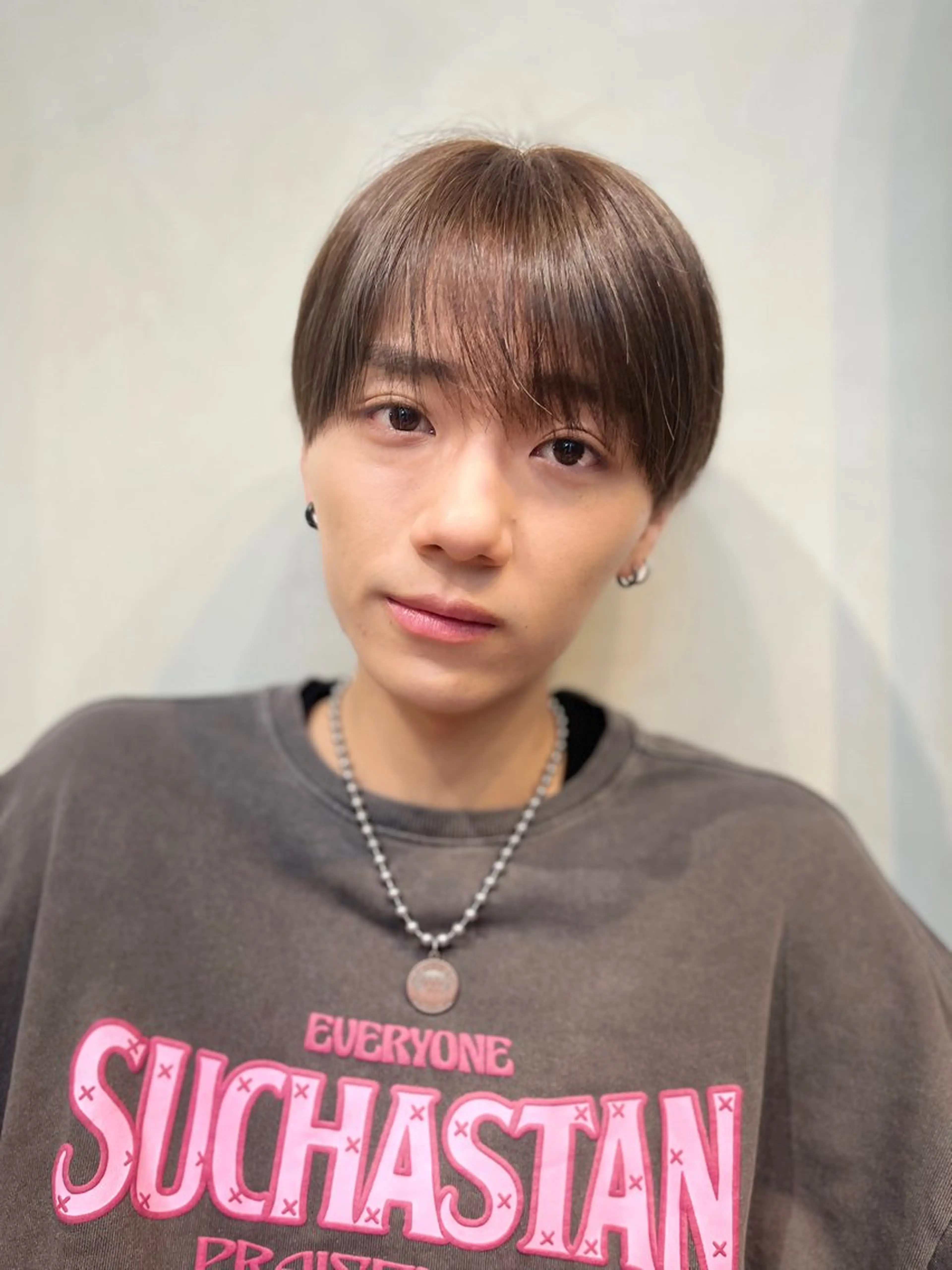 ショート シースルーバング 韓国ヘア/銀座/艶髪 /MINX/ウチダのヘアスタイル