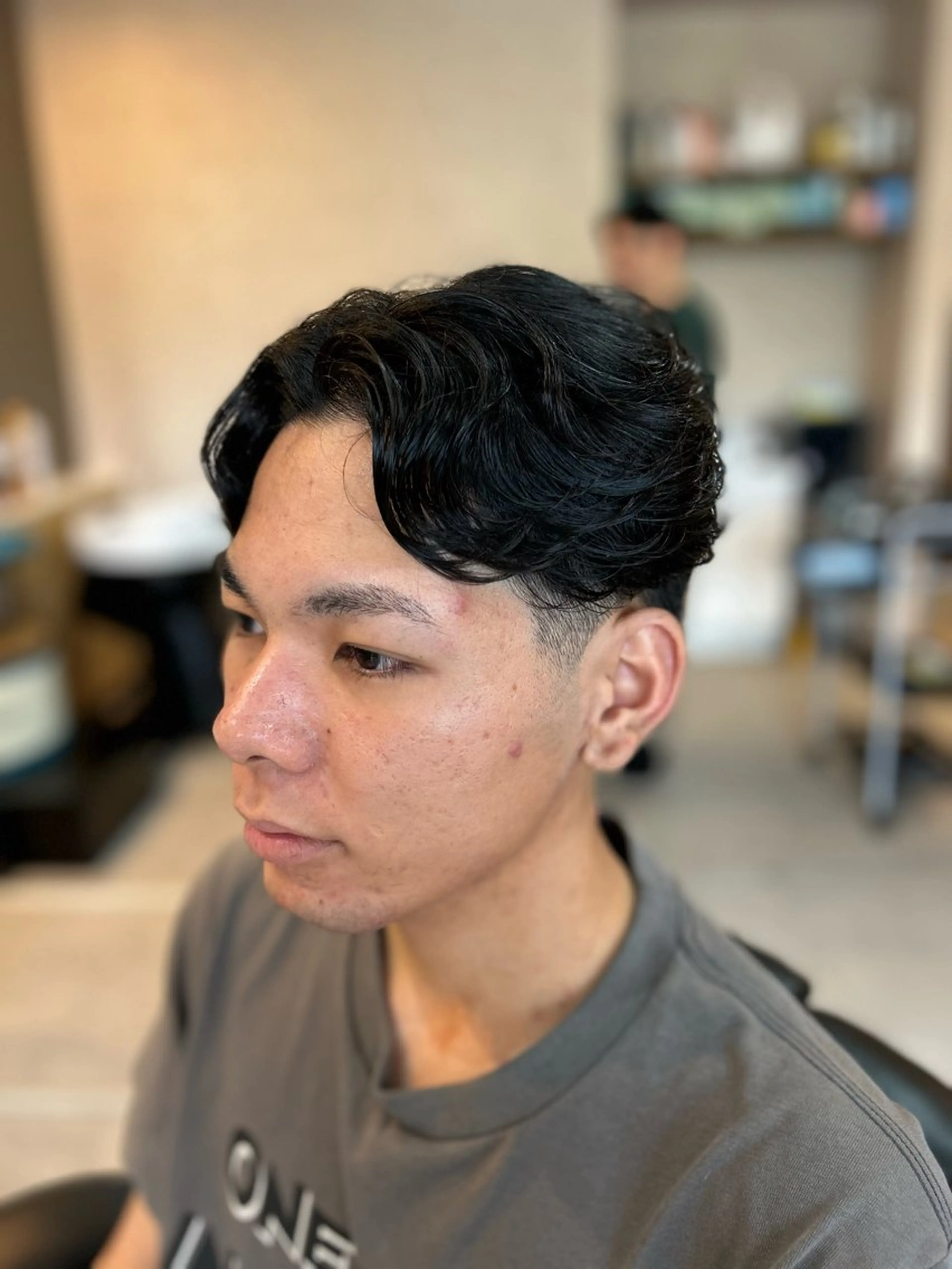 カット、シャンプー、ヘアセットの写真