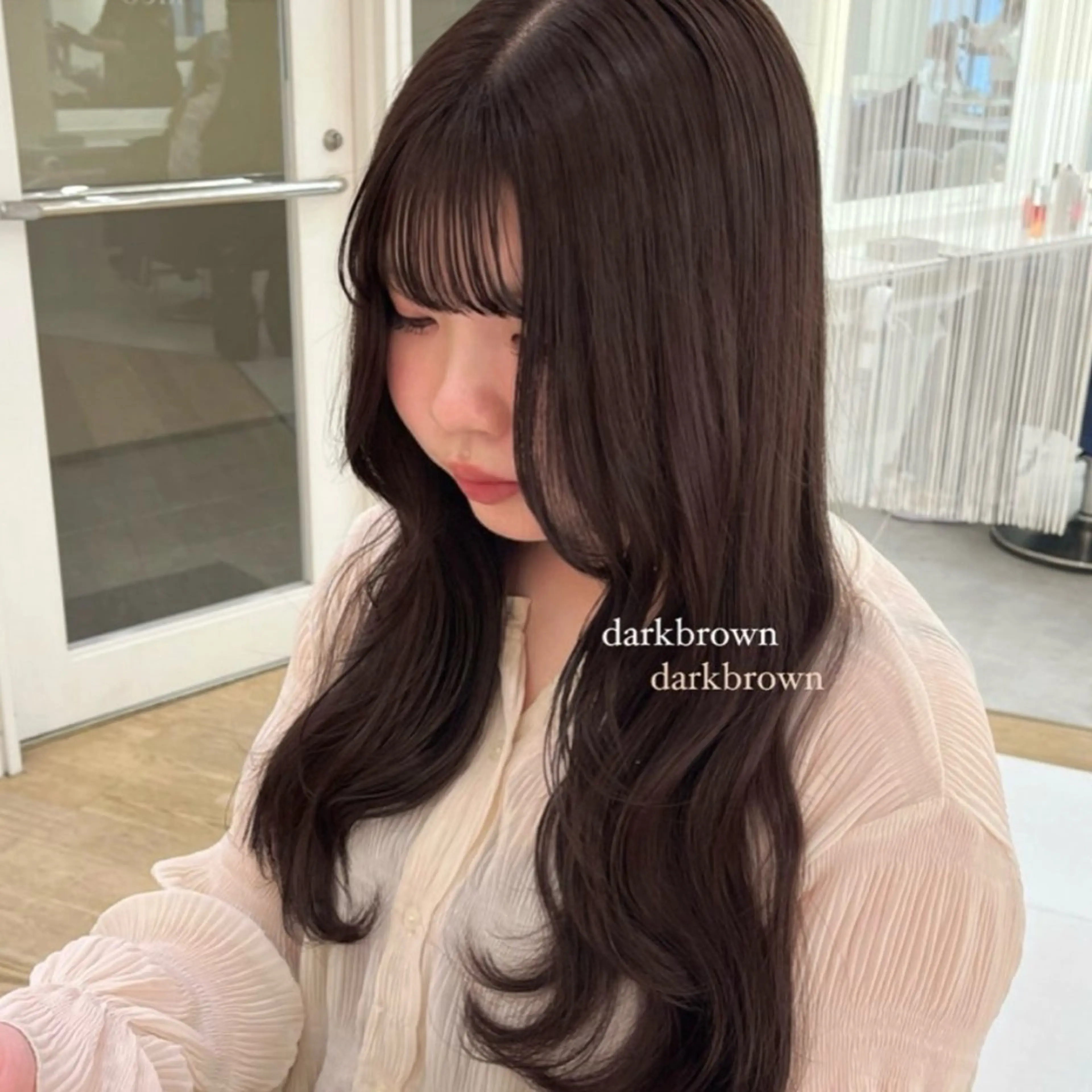 ロング カラー ヘアカラー トリートメント ParveMix ♡白神みやびのヘアスタイル