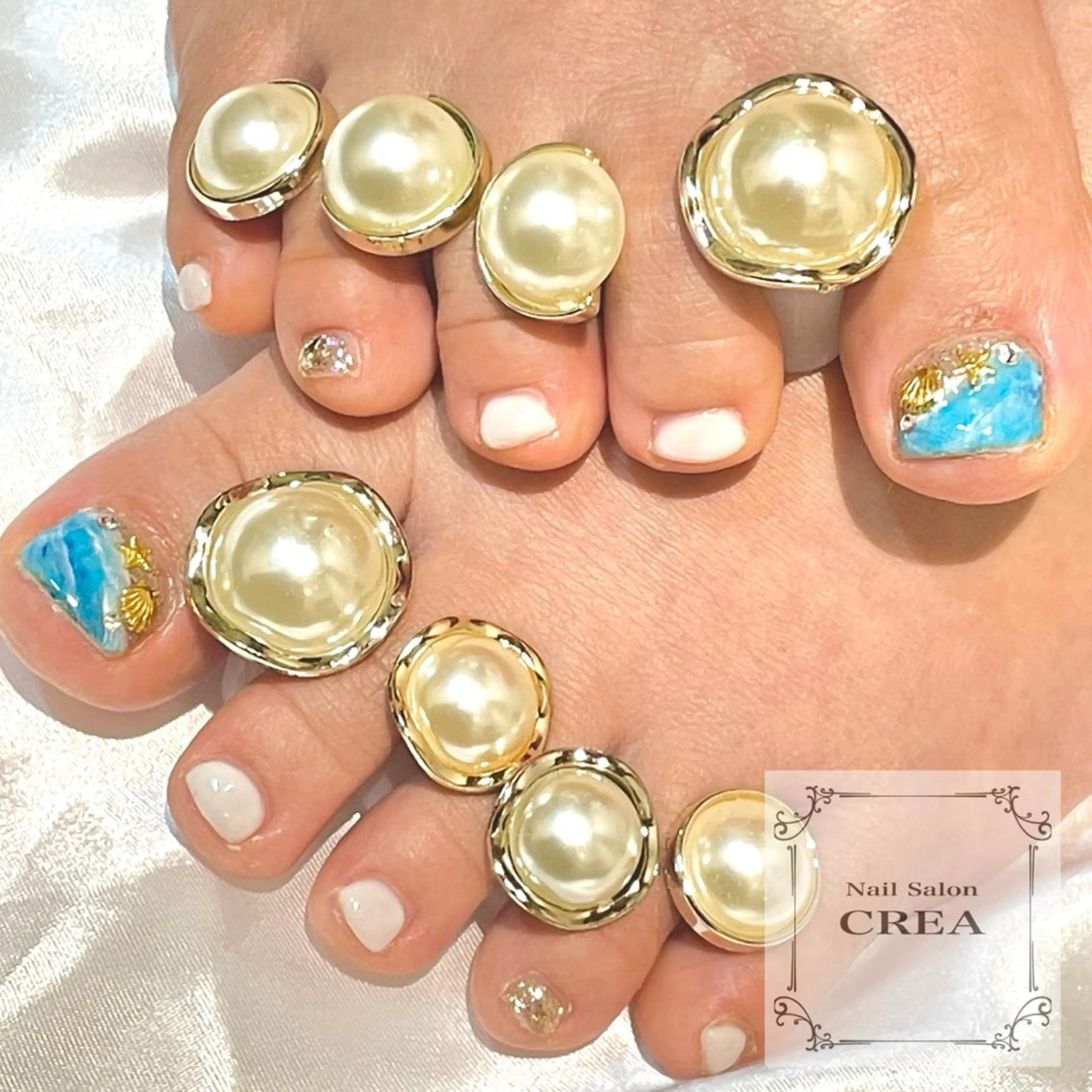 ネイル フットネイル NailSalon CREAのネイルデザイン