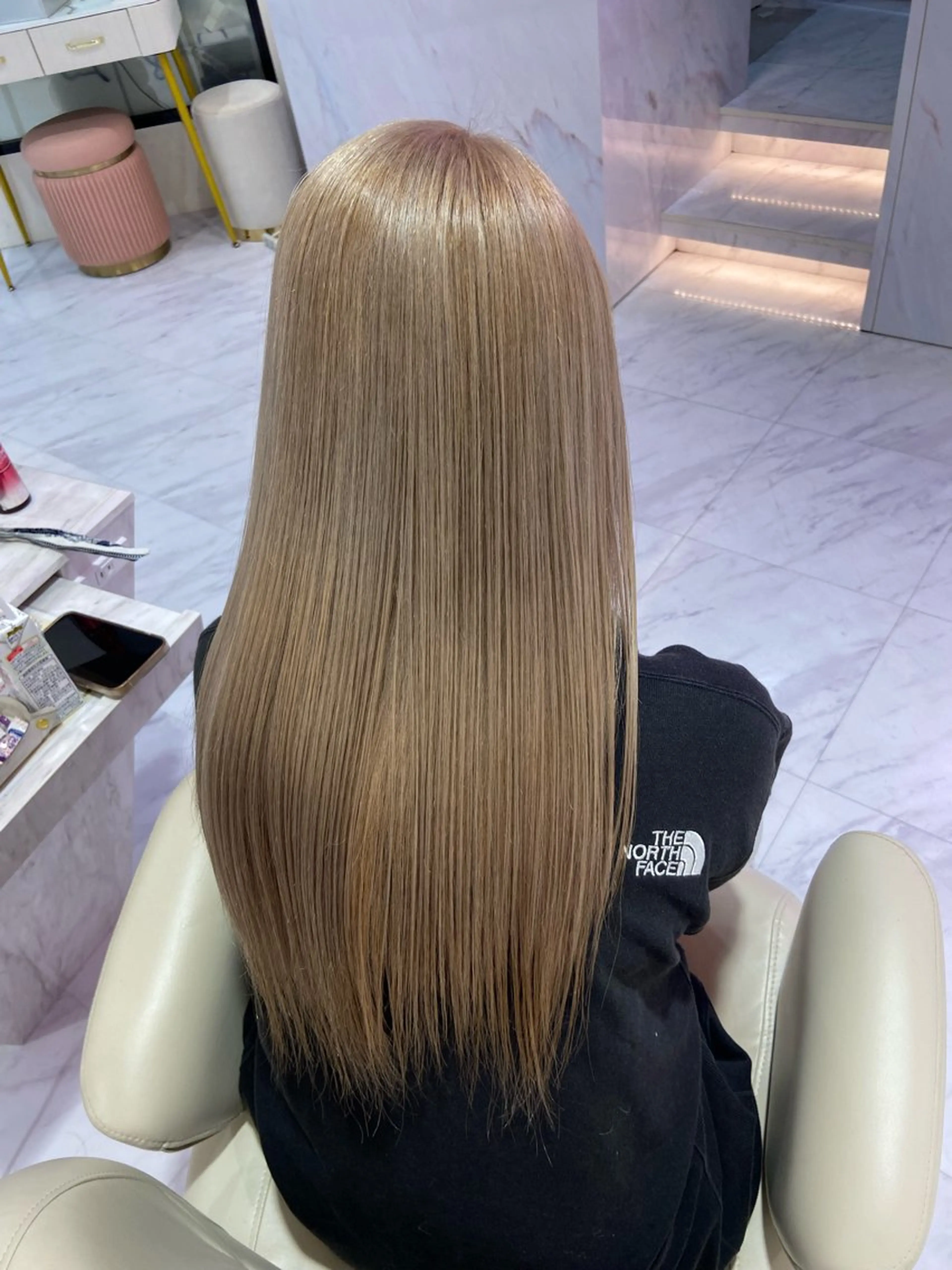 ロング カラー ベージュカラー カット ヘアカラー トリートメント 名駅/ハイトーン /Y2k/YUNAのヘアスタイル