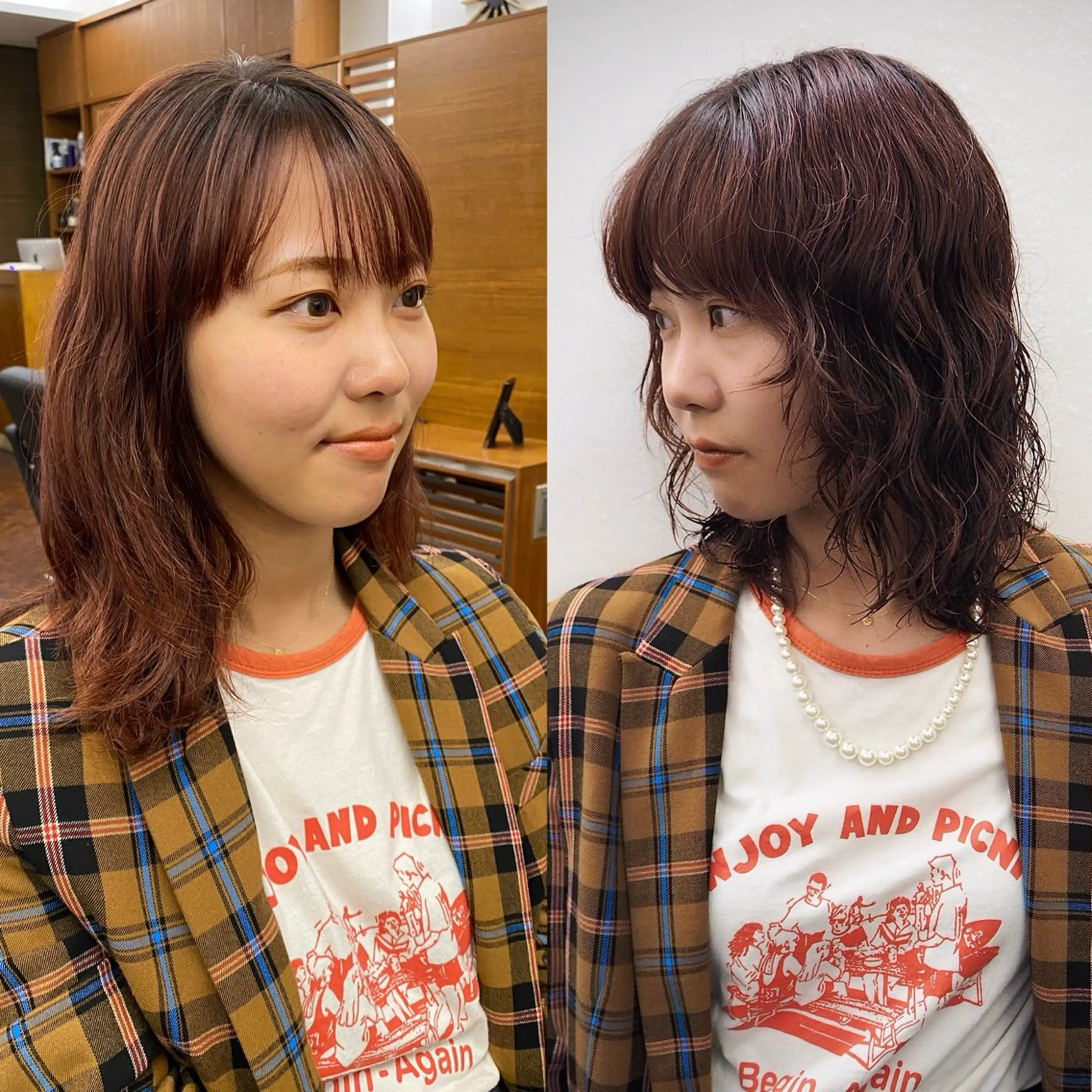 ミディアム パーマ カット パーマ トリートメント Paddle所属・似合わせレイヤー/ レイヤーパーマ/高倉のヘアスタイル