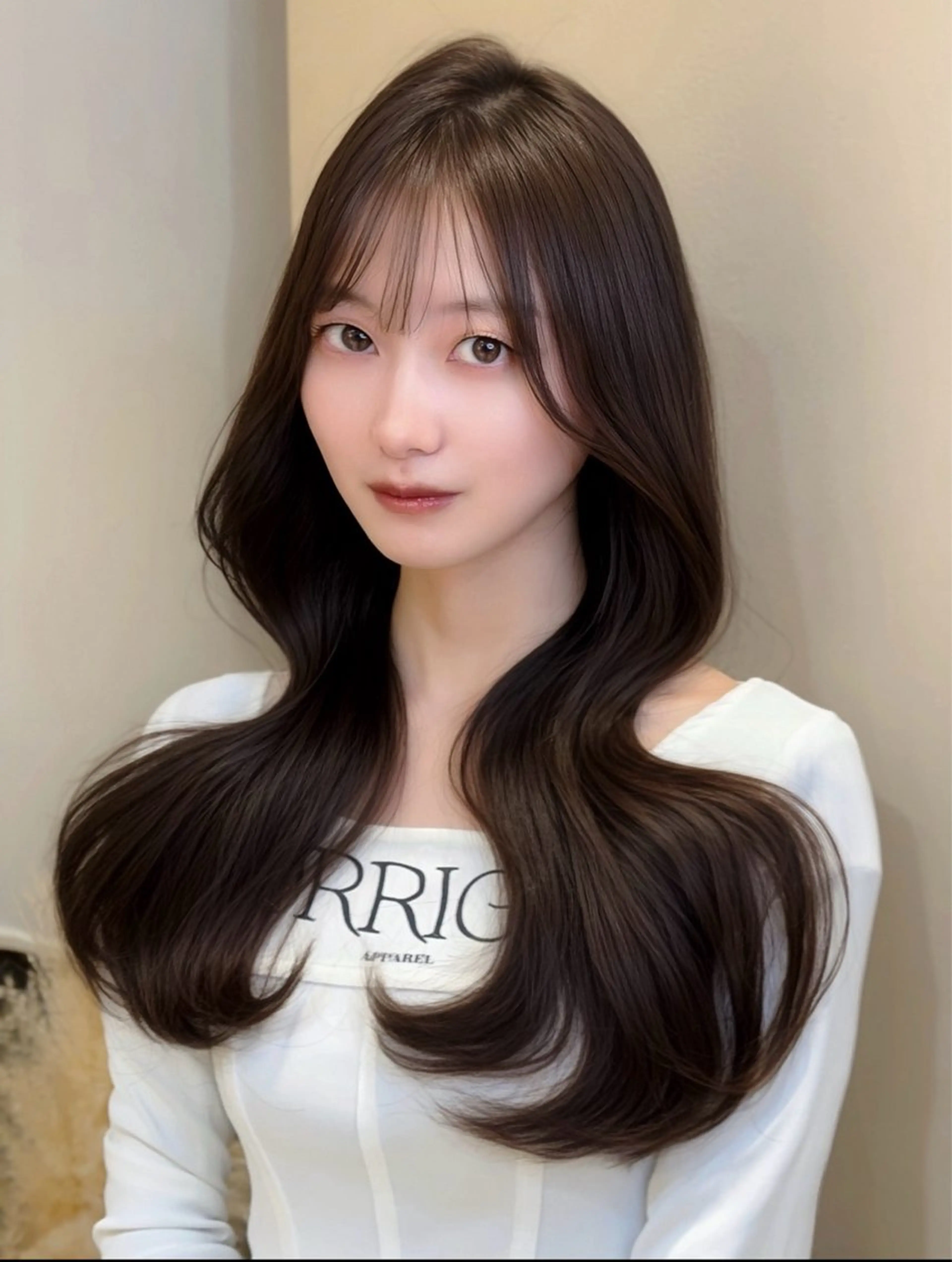 ロング 前髪/顔周り❣️ 縮毛矯正/おばかんのヘアスタイル