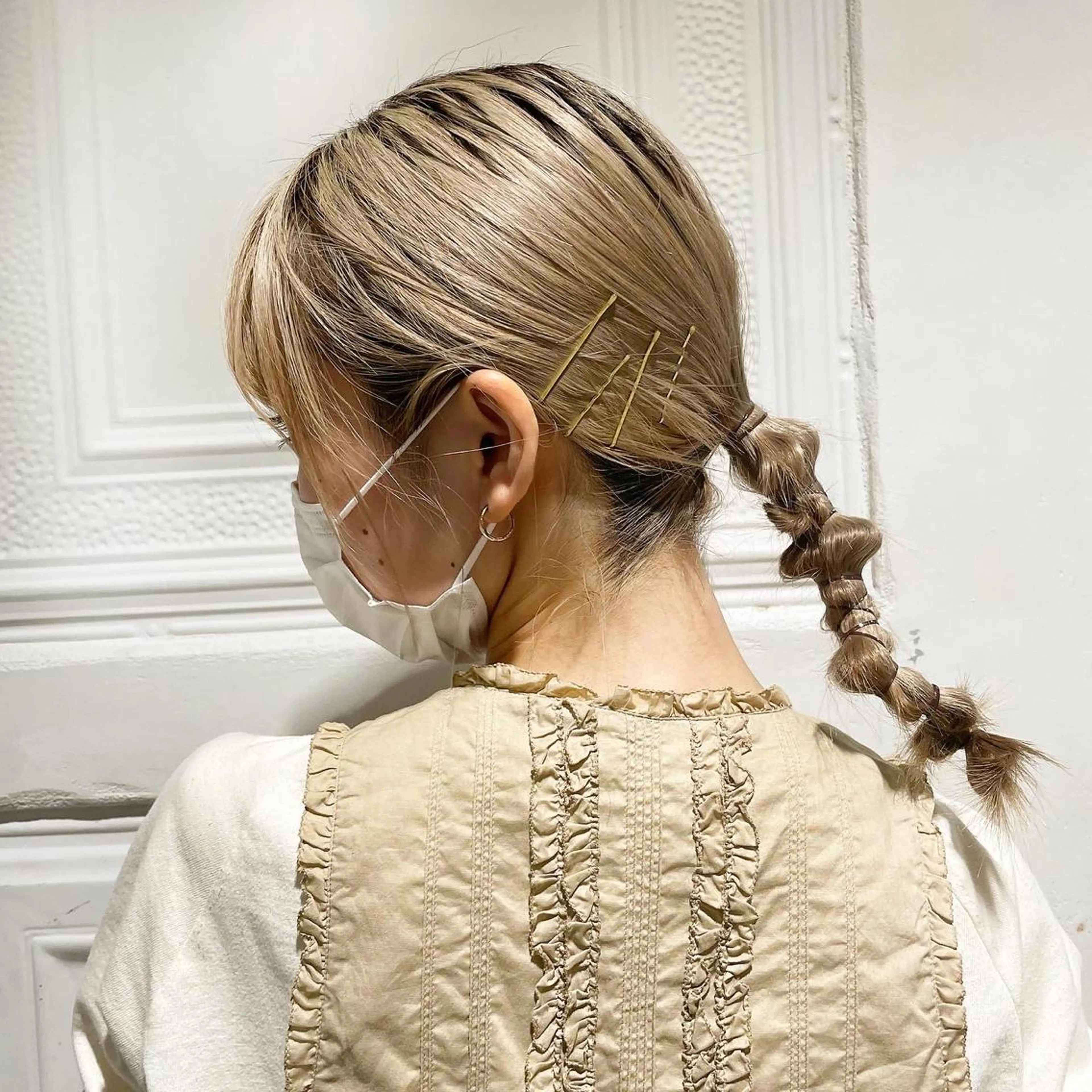 セミロング カラー ヘアアレンジ マツエク・マツパ 【柔らか透明感✨/ 似合せ前髪】大石葉月のヘアスタイル