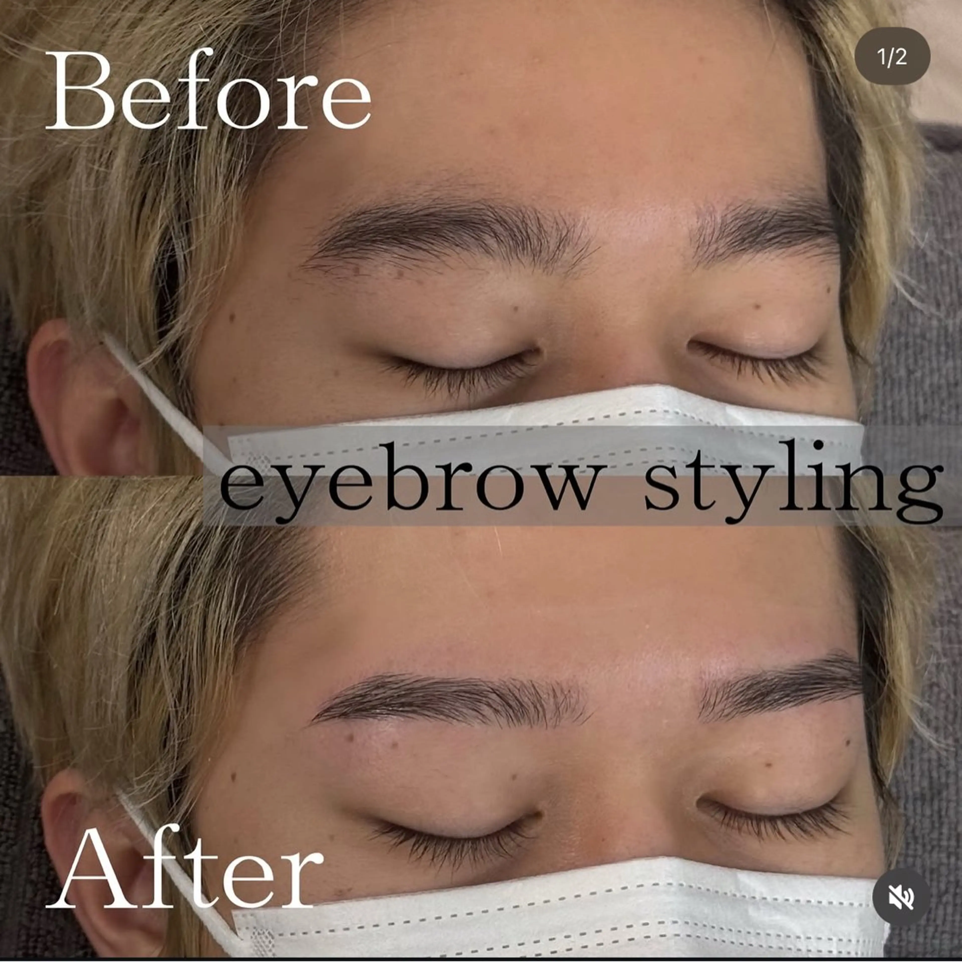 アイブロウ メンズ眉毛サロン  LINOPLUS所属・🐰メンズ眉毛サロン ユキノ🐰の眉毛・アイブロウイメージ