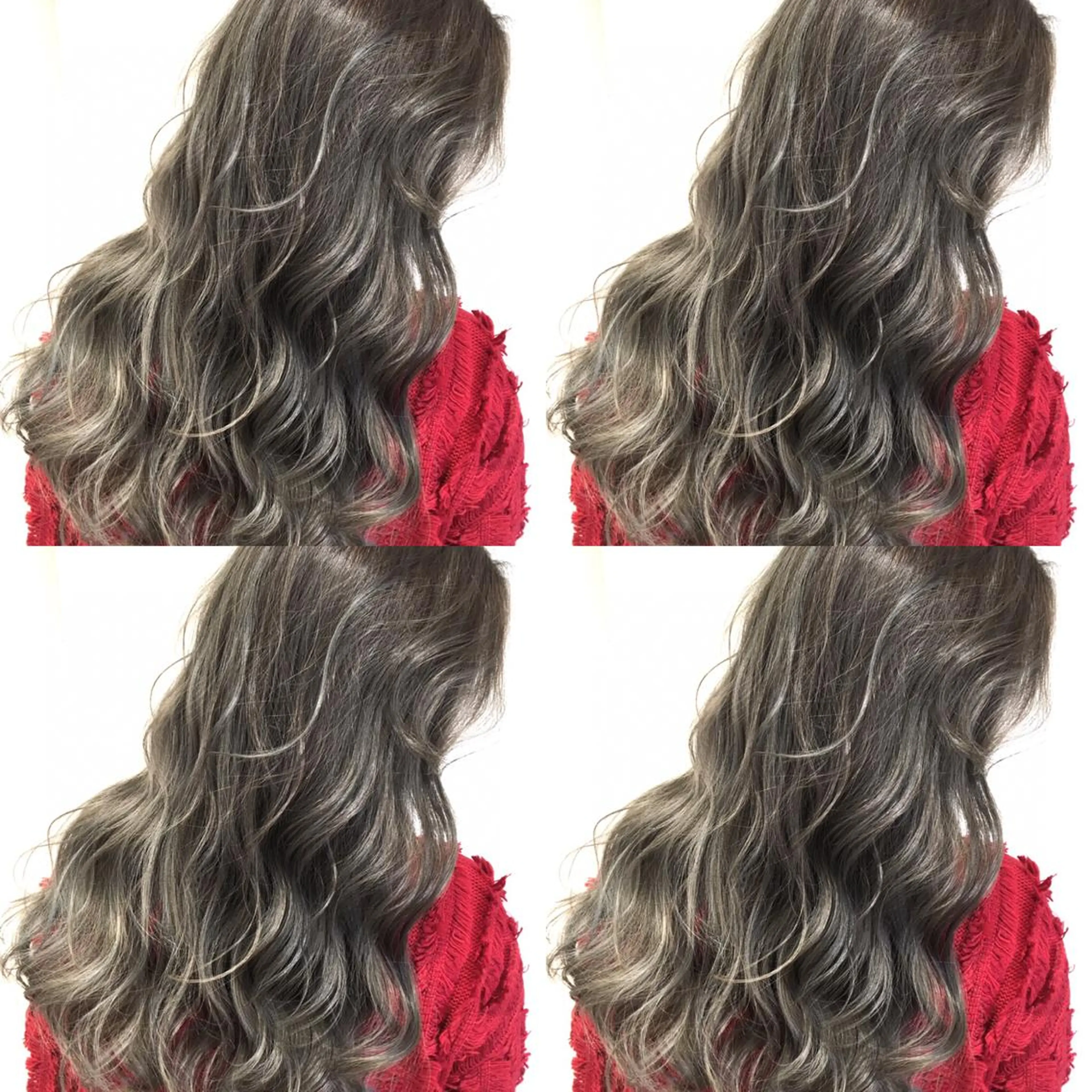 ロング カラー ハイライトカラー 3Dハイライト ハイライト ヘアカラー トリートメント 井上 一平のヘアスタイル