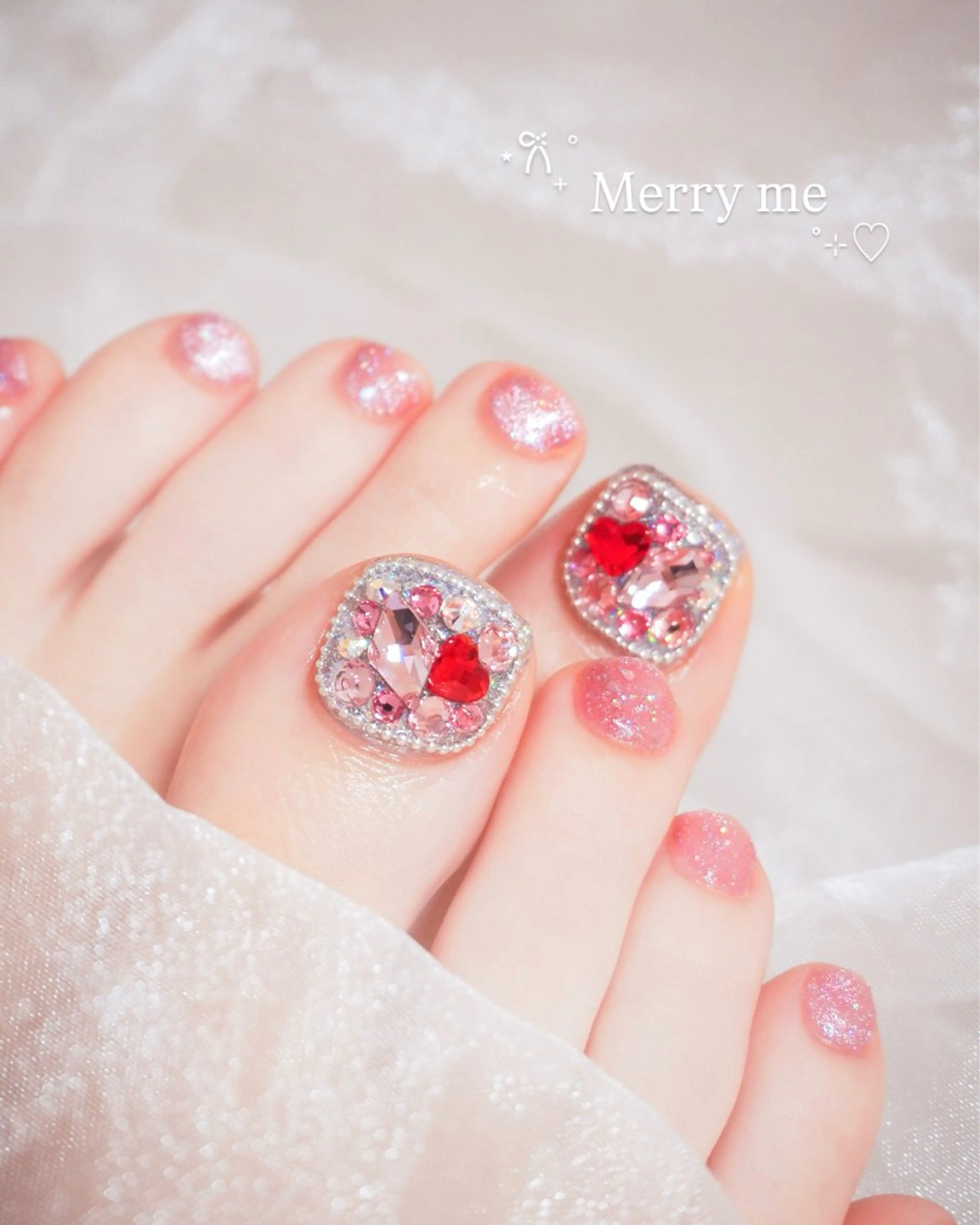 フット🦶つけ放題(オフなし)お好きなデザイン✨の写真