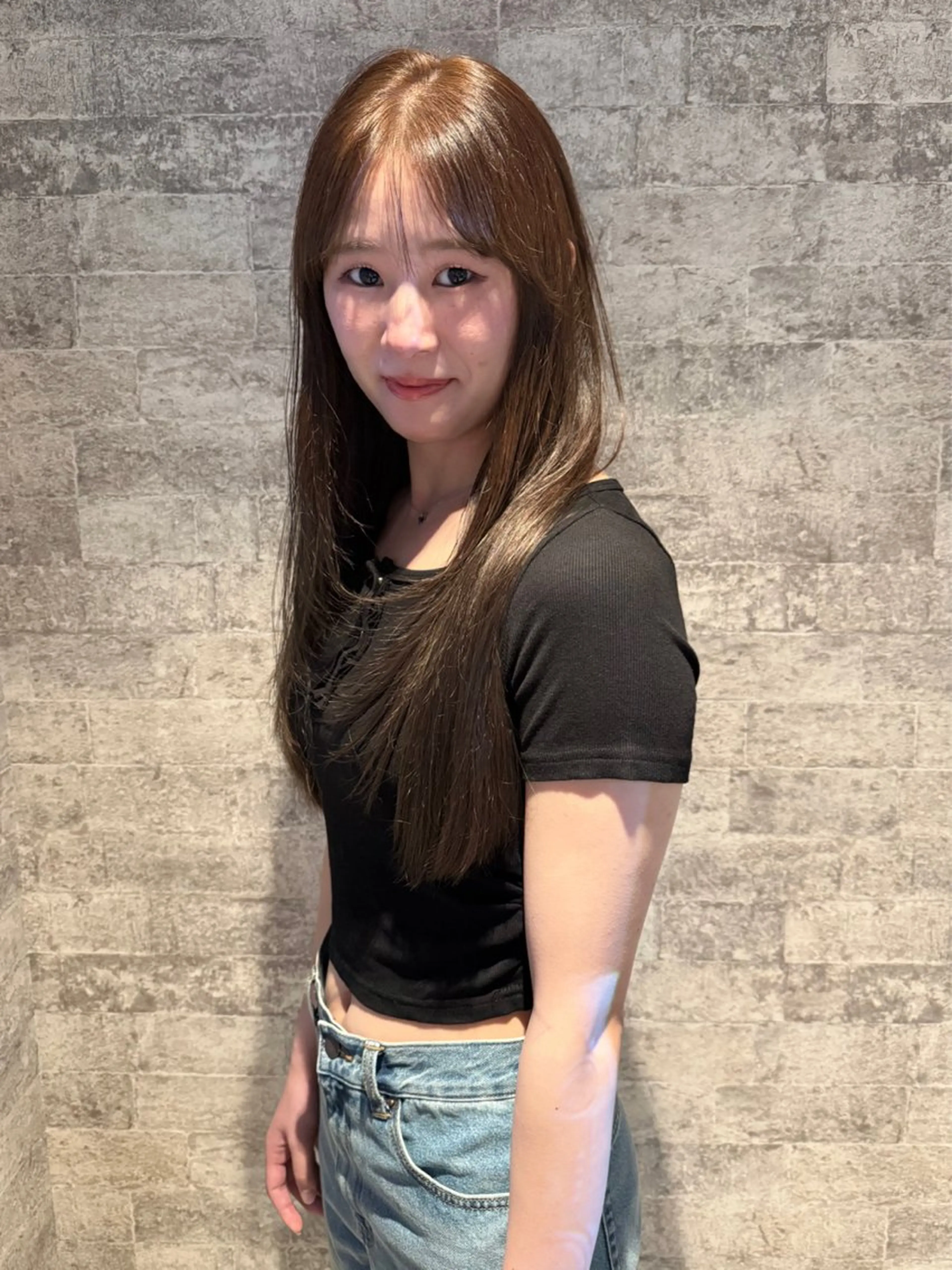 ミディアム カラー カット ヘアカラー トリートメント mai / linoah˚✧のヘアスタイル