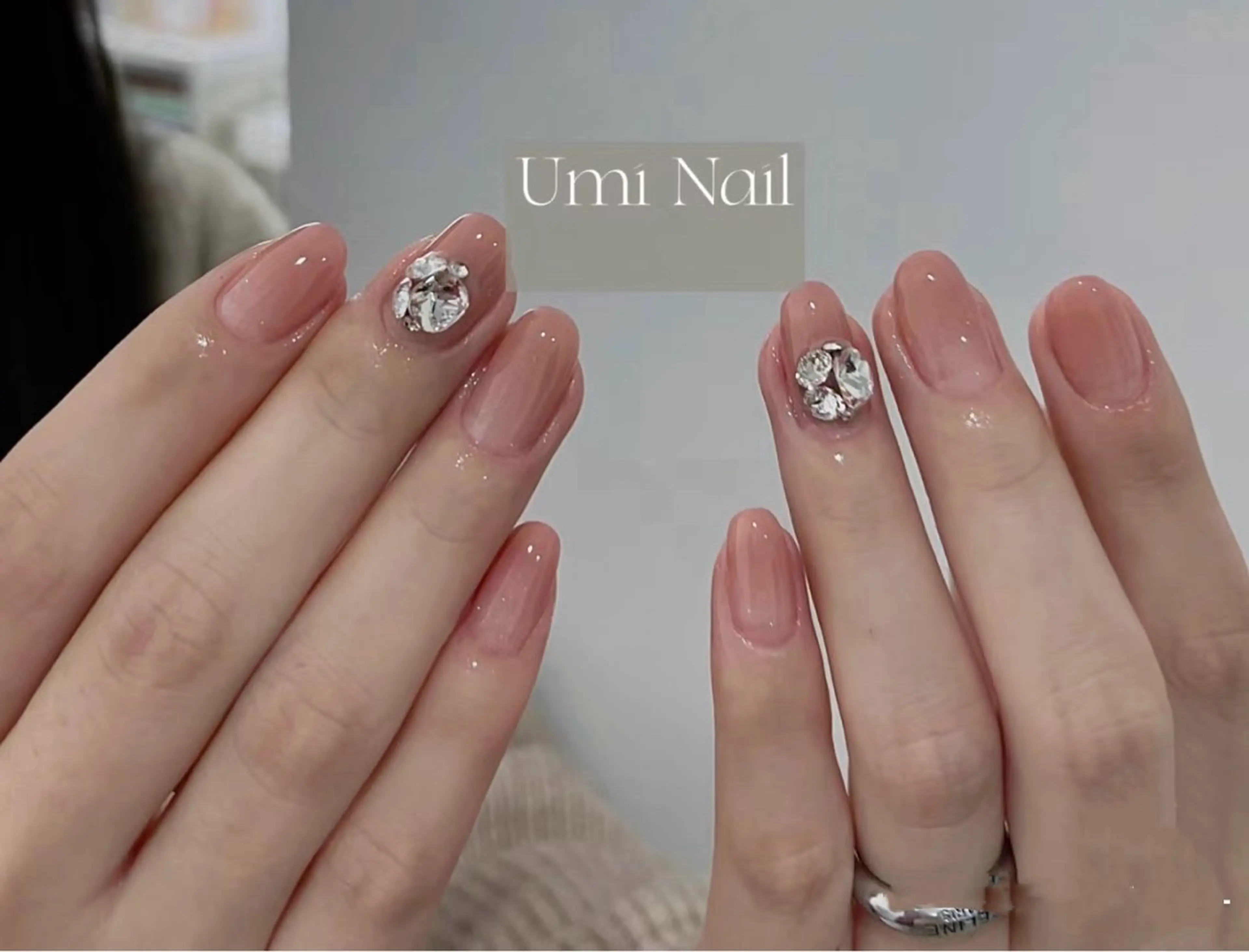 ネイル アートネイル フレンチネイル ジェルネイル グラデーション ミラーネイル ハンドネイル ハンドケア LUXE NAIL SALONのネイルデザイン