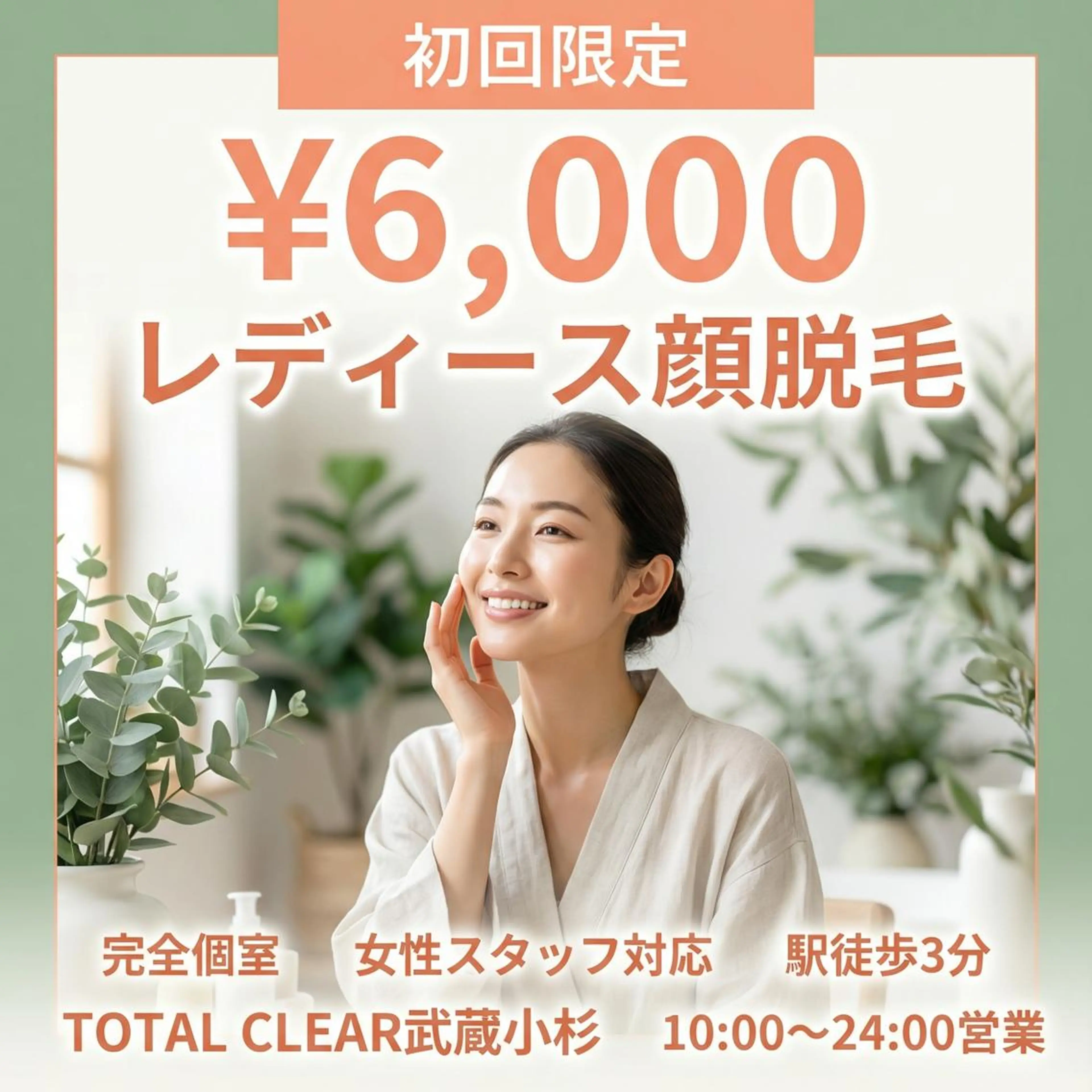 メンズ トータルクリア 田岡のエステ・リラクイメージ