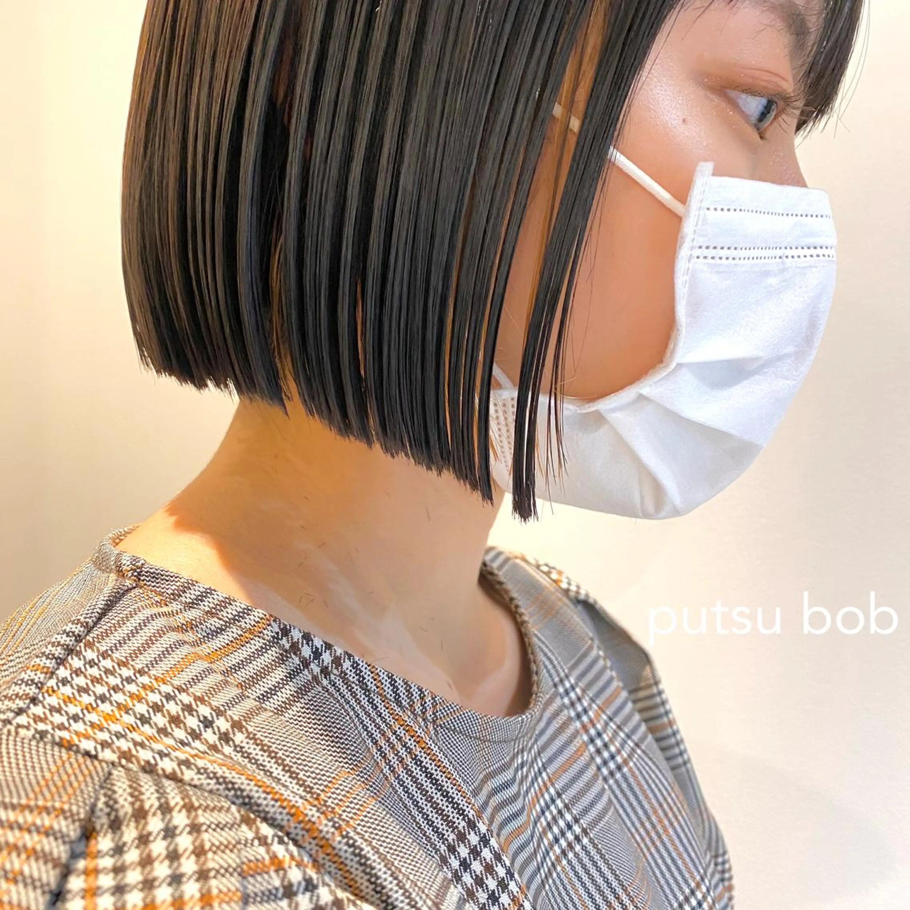 ミディアム ボブ&透明感カラー ♡TOMOEのヘアスタイル