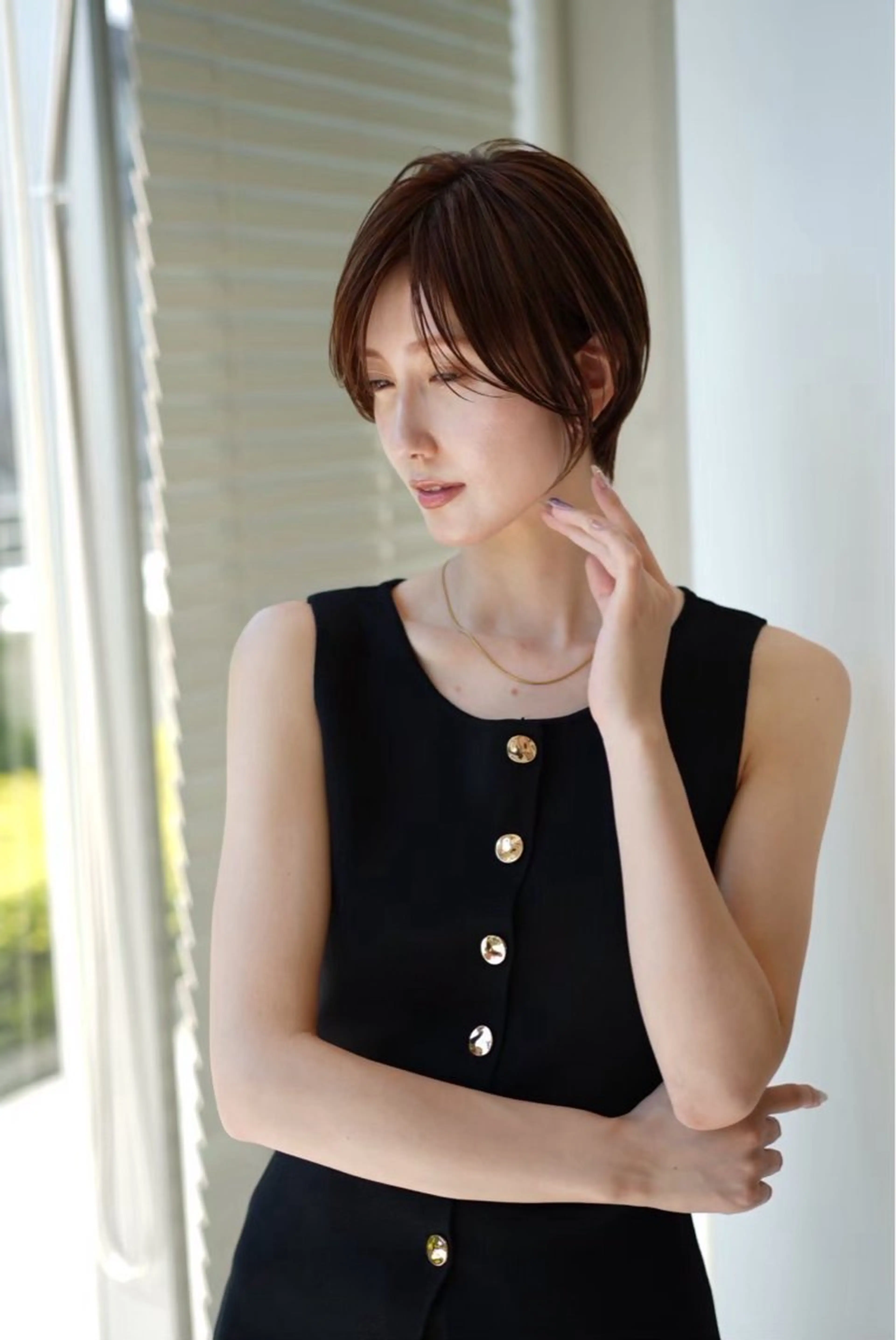 ショート カラー 加賀 千聖 /soigneのヘアスタイル