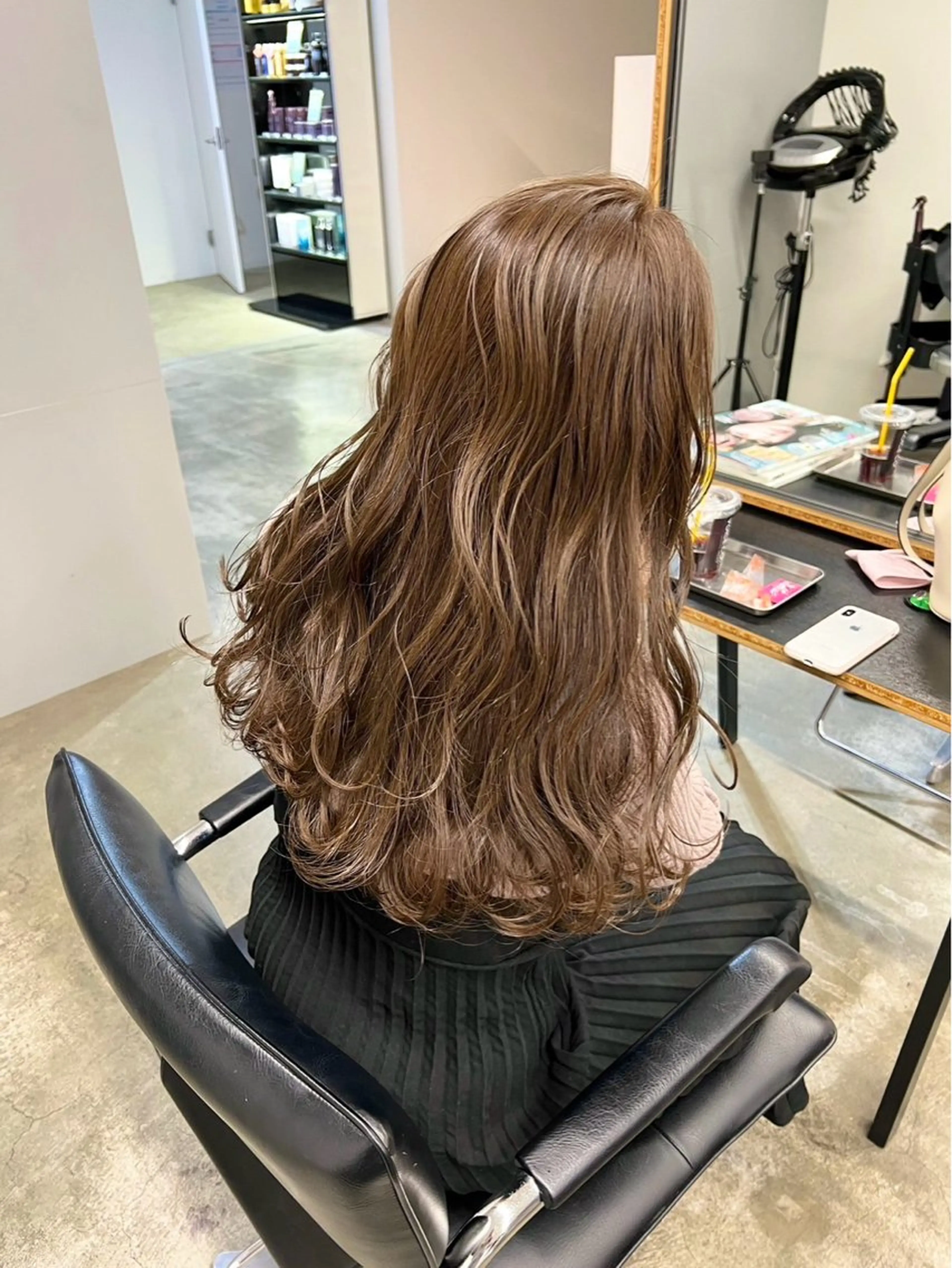 ロング アッシュ アッシュブラウン Eto Misaのヘアスタイル