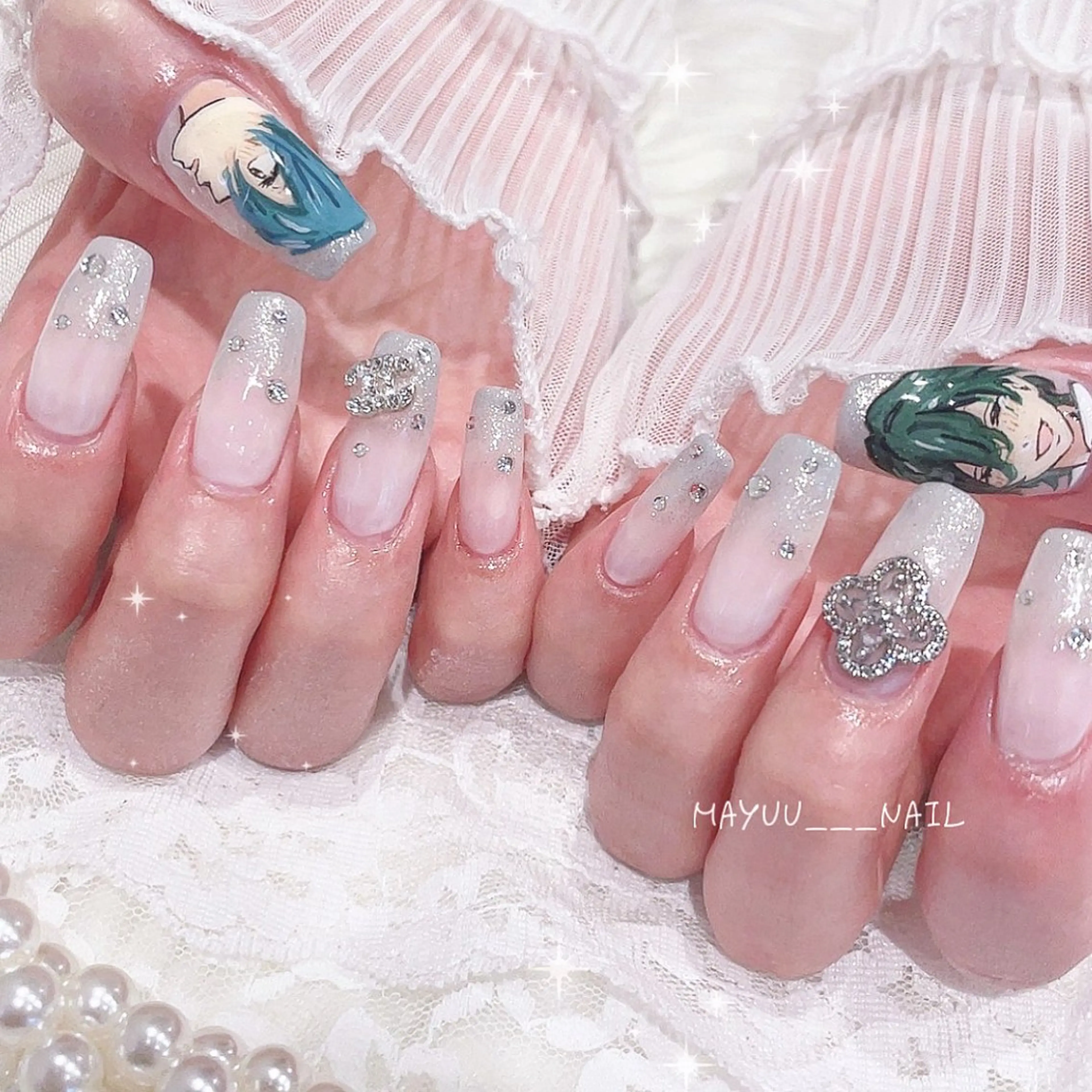 ネイル ハンドネイル 🎀 Mayu 🎀痛ネイルのネイルデザイン