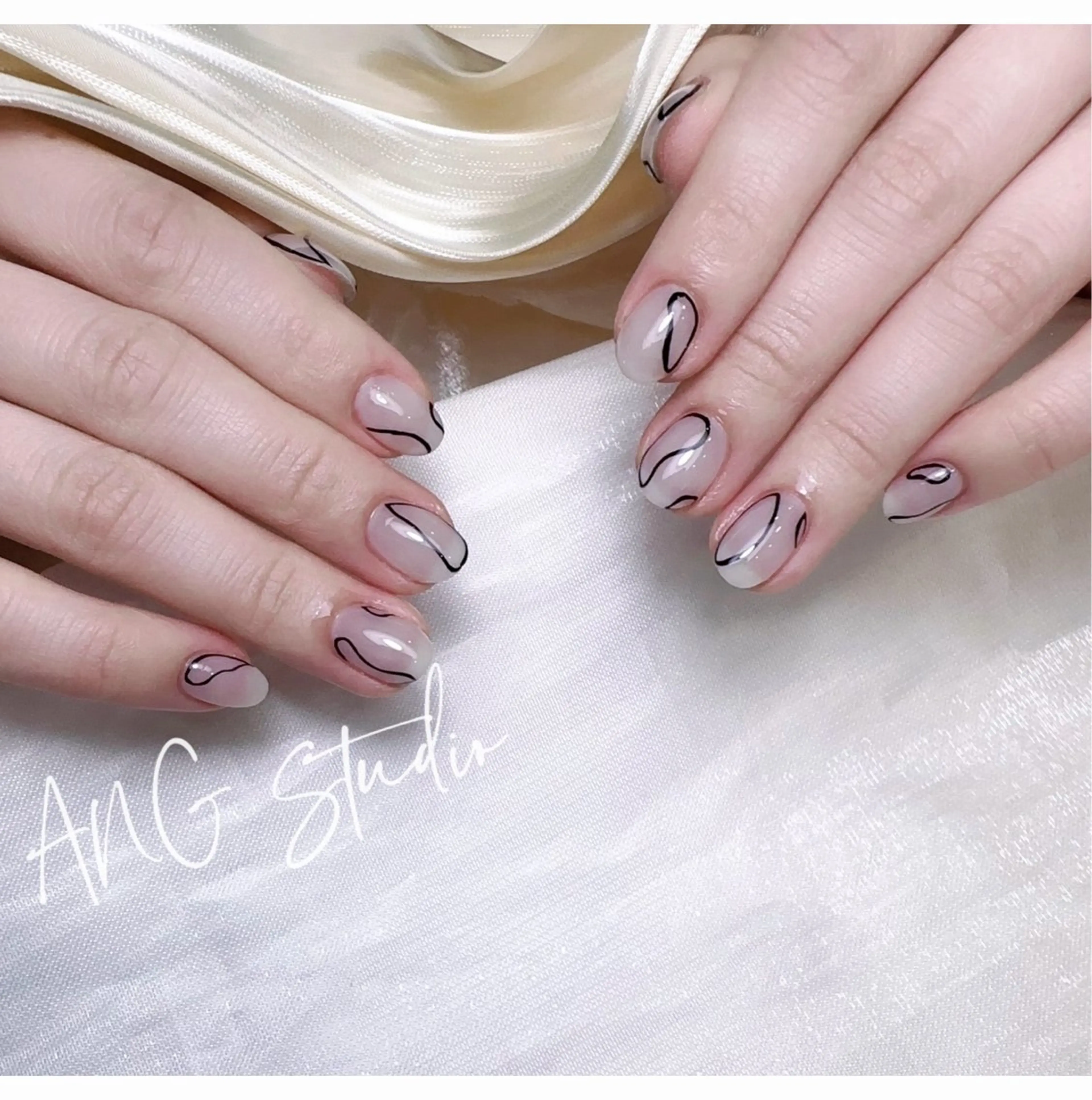 ネイル ハンドネイル ハンドケア ANG Studioのネイルデザイン