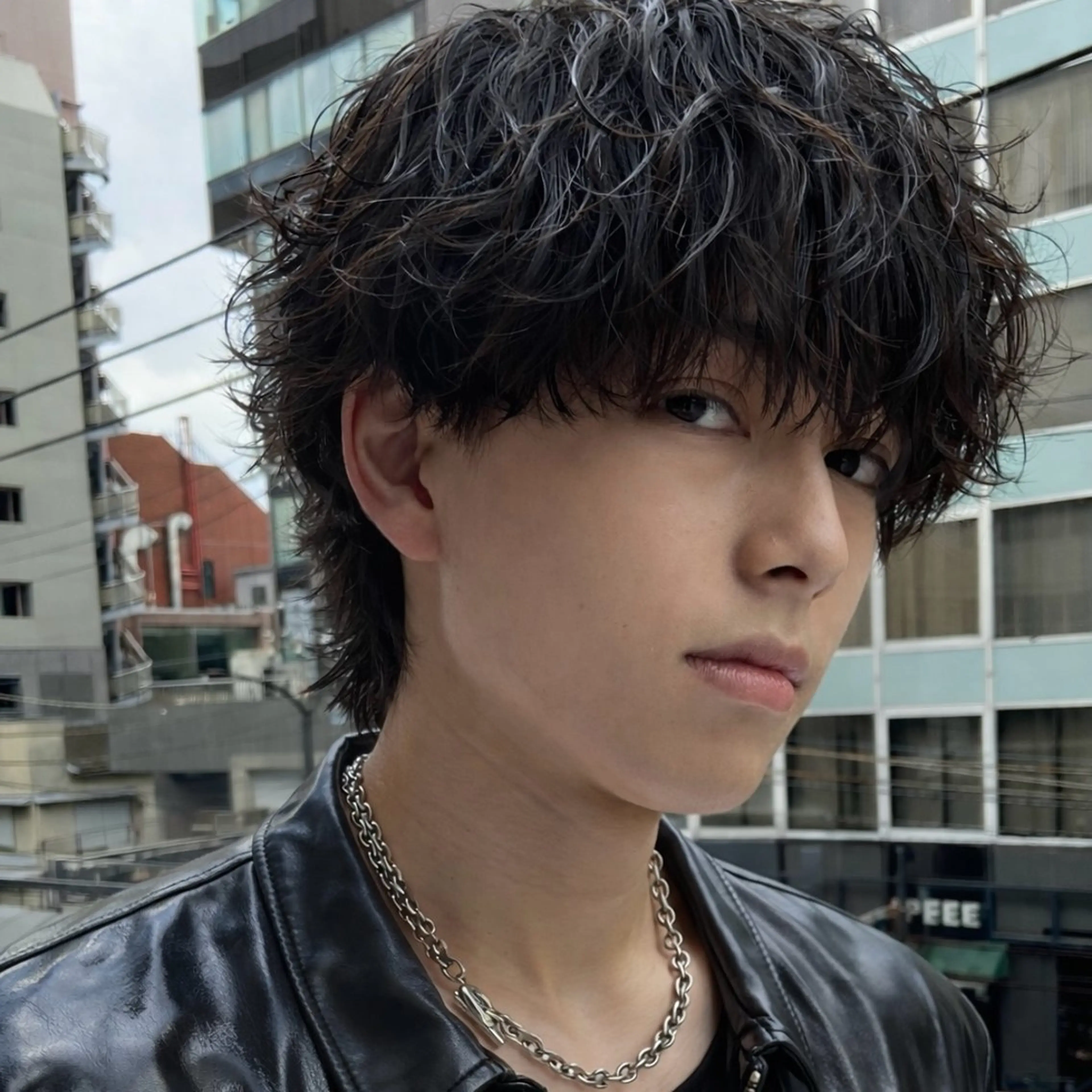 メンズ カット パーマ 表参道フェザーパーマ ニュアンスパーマのヘアスタイル