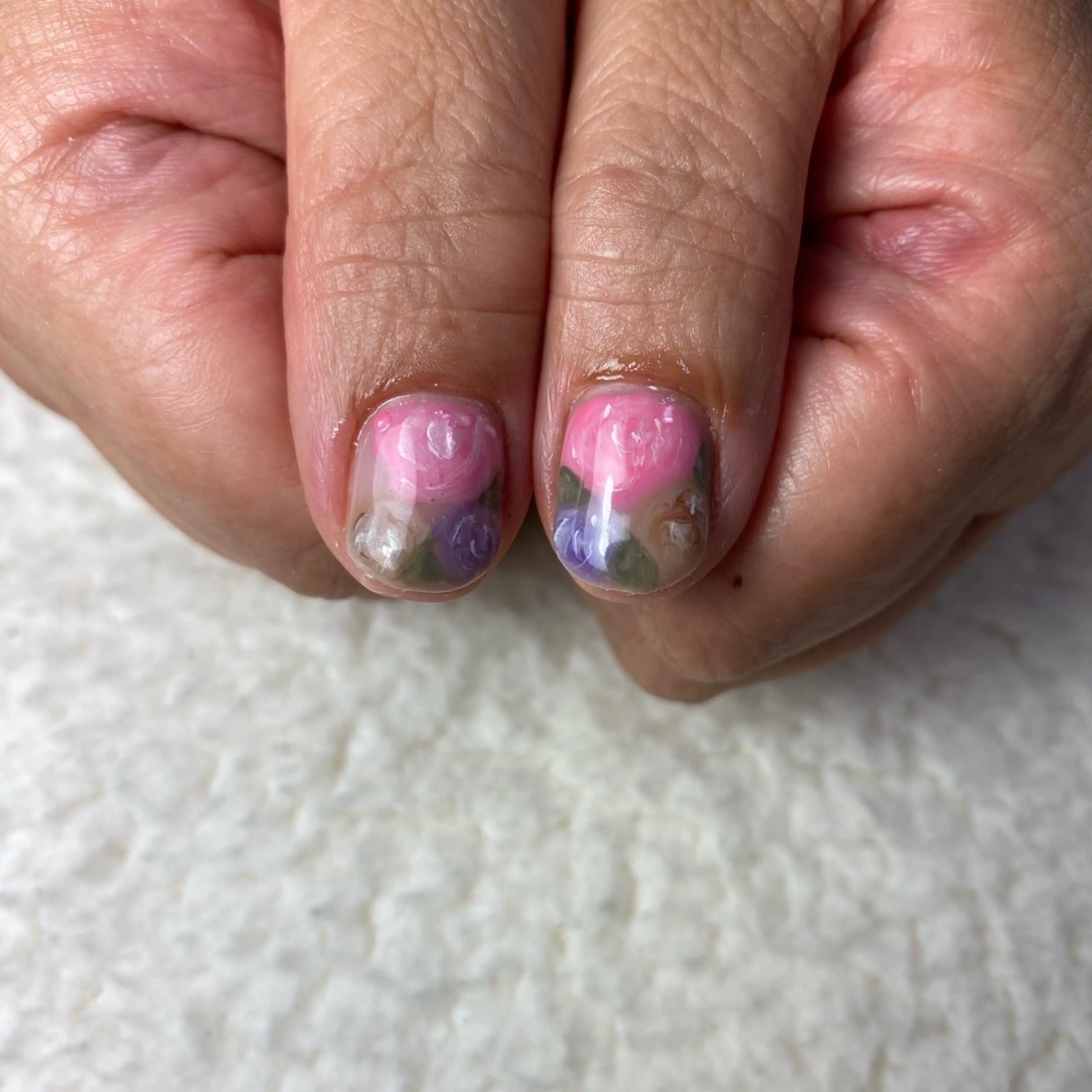ネイル フラワーネイル 春ネイル ハンドネイル COCO+所属・COCO +のエステ・リラクイメージ