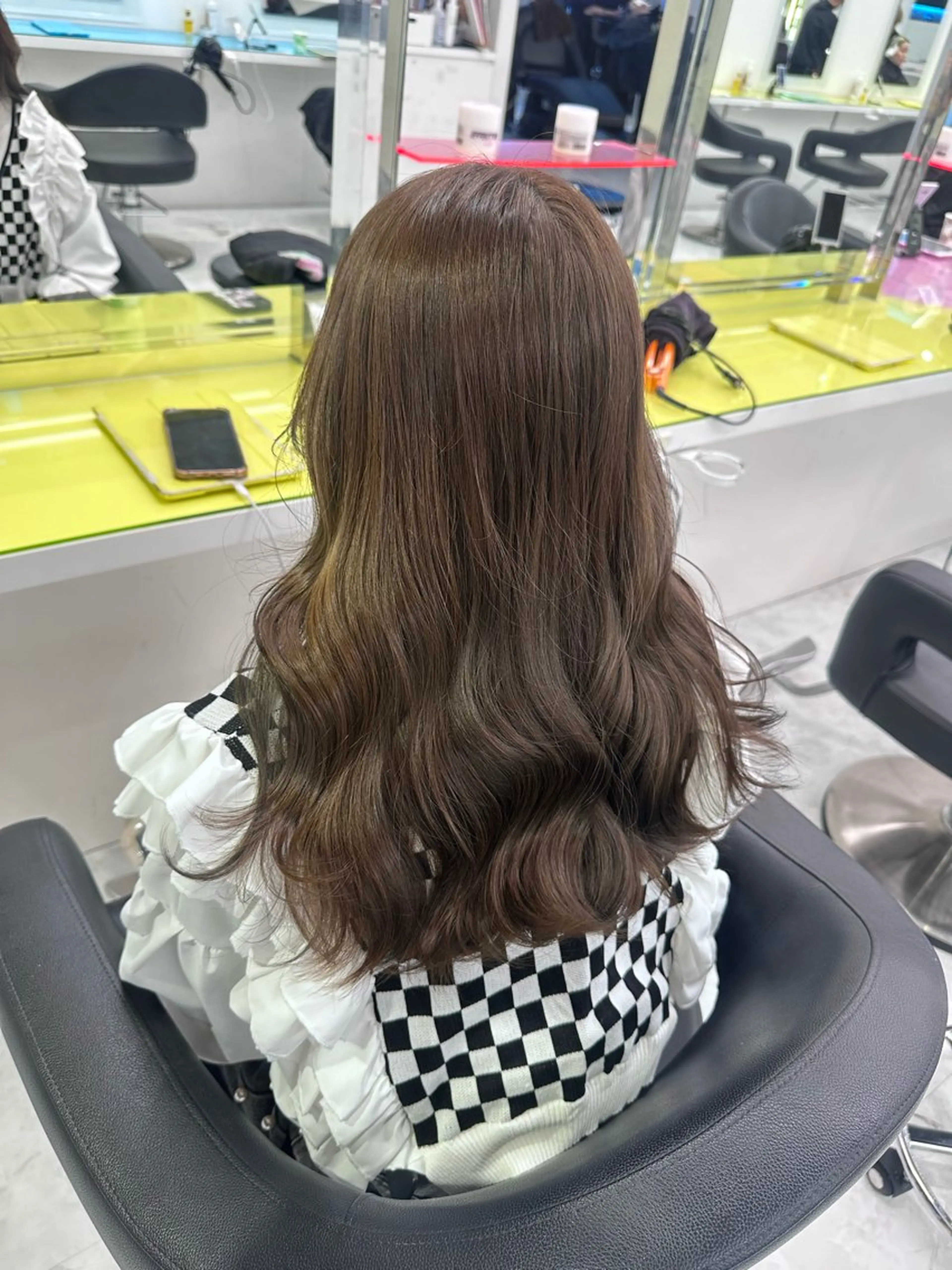 セミロング カラー ブリーチ ブリーチなしカラー ヘアカラー トリートメント ♡ダブルカラー特化♡ miyuのヘアスタイル