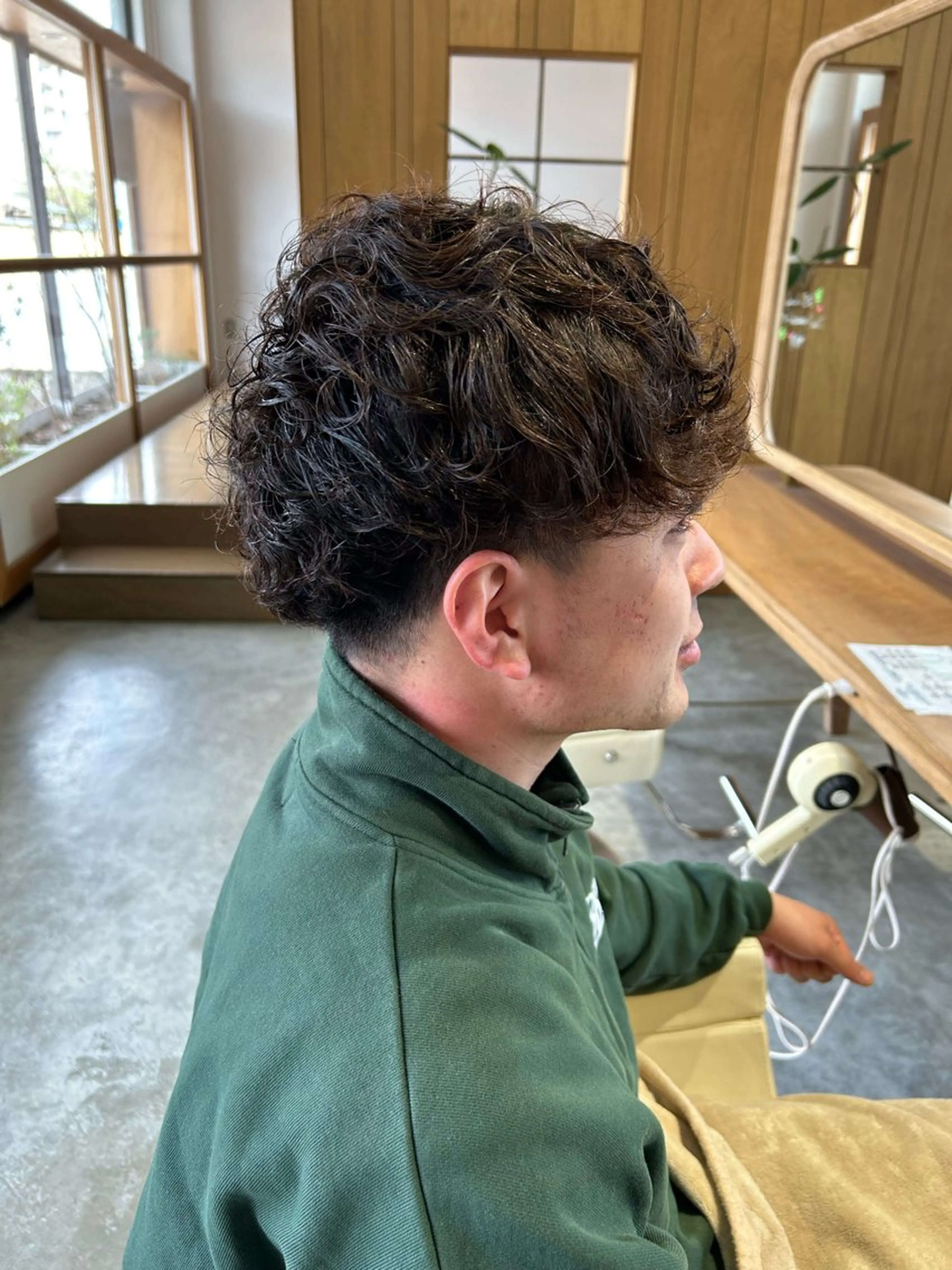 ショート パーマ メンズ メンズパーマ fulam所属・佐藤悠生/郡山 メンズパーマ.カットのヘアスタイル