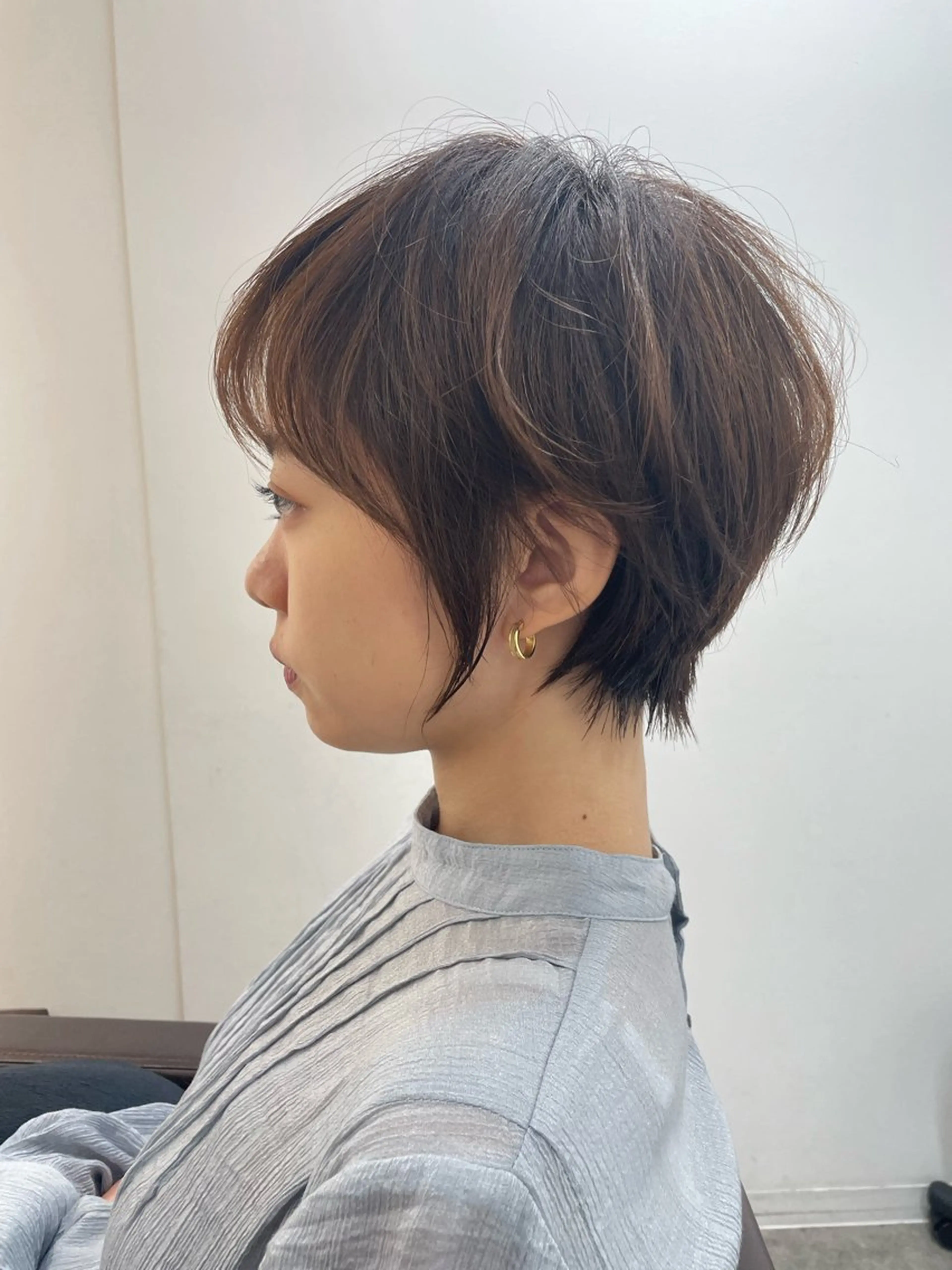 ショート カラー ショートボブ ボブ ショートヘア 表参道【髪質改善】 宮嶋勇太のヘアスタイル