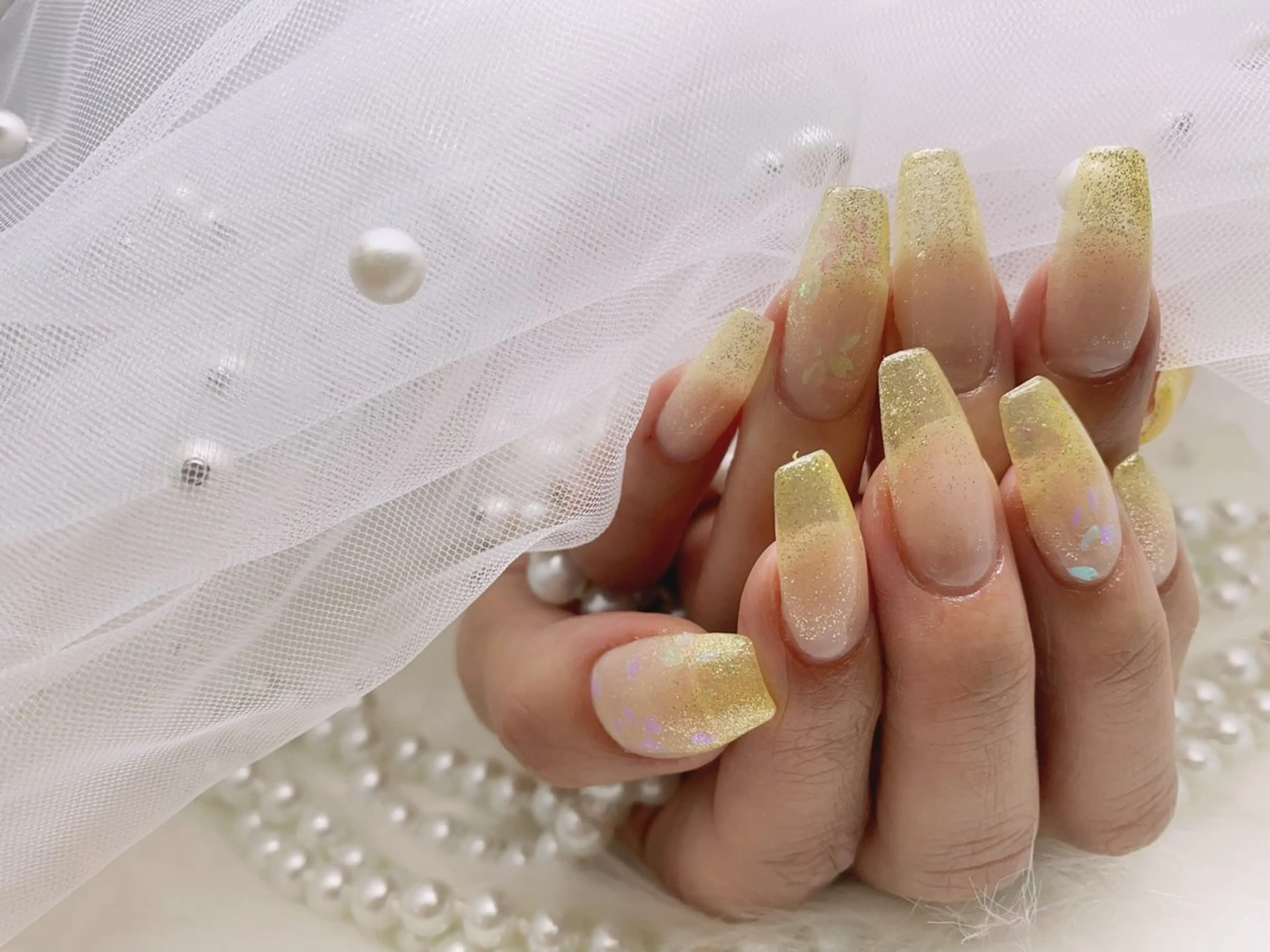 ネイル ETERNA Nail 銀座店【パラジェル/フィルイン/チップ長さだし/マグネット/ニュアンス】所属・ア カリのネイルデザイン