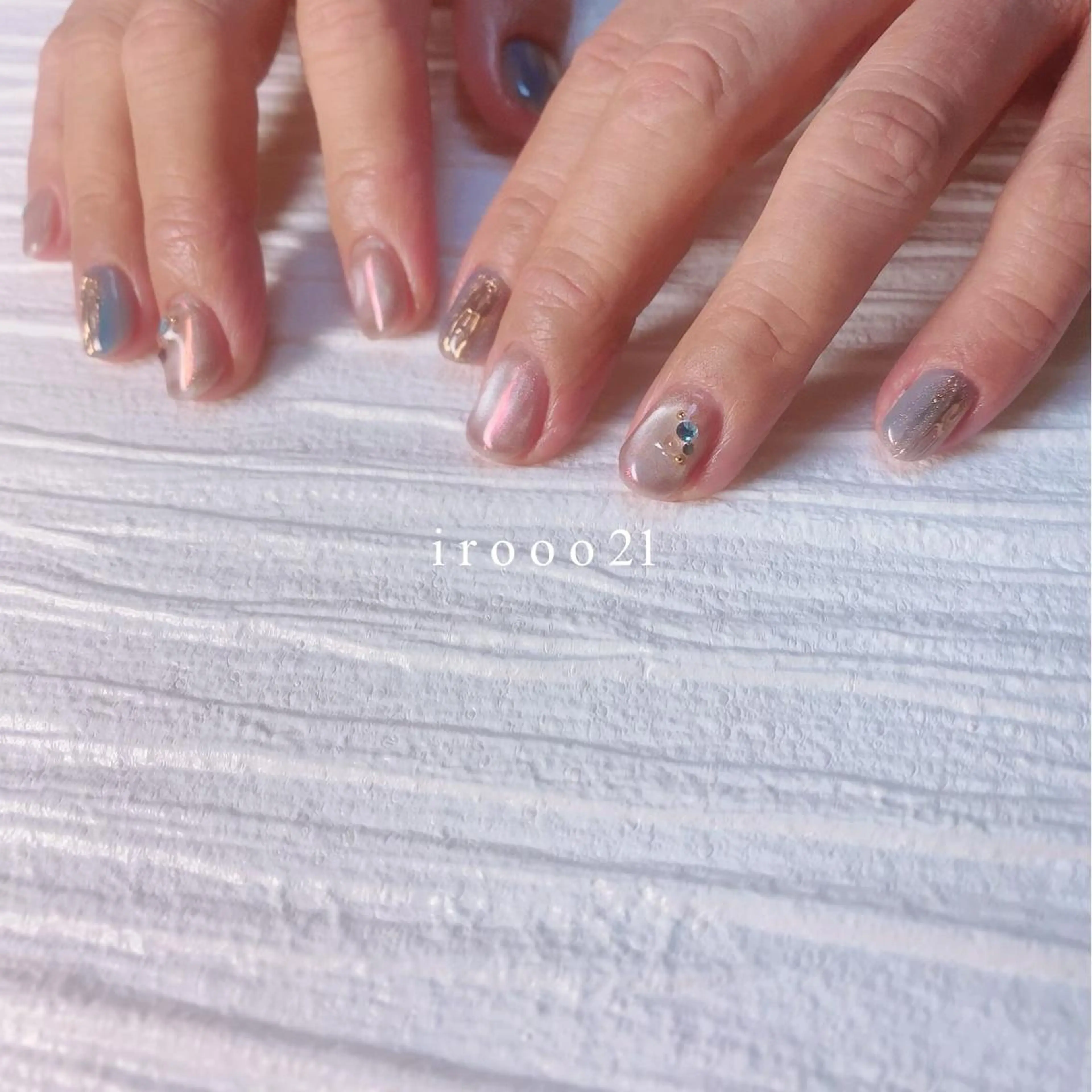 ネイル 氷ネイル・うるうるネイル irooo 21のネイルデザイン