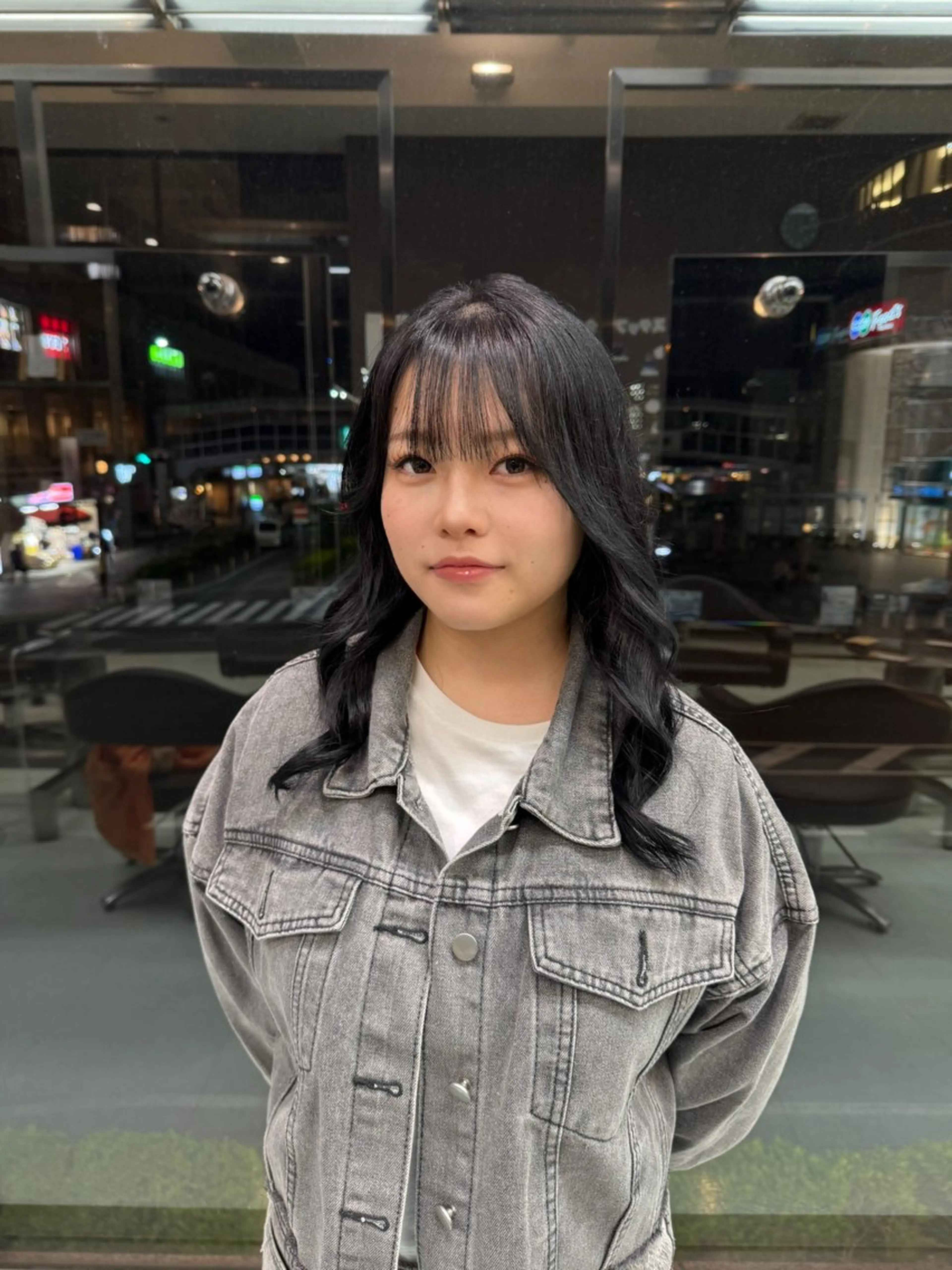 セミロング ヘアカラー 中津/トレンドカラー /美馬本紅亜のヘアスタイル