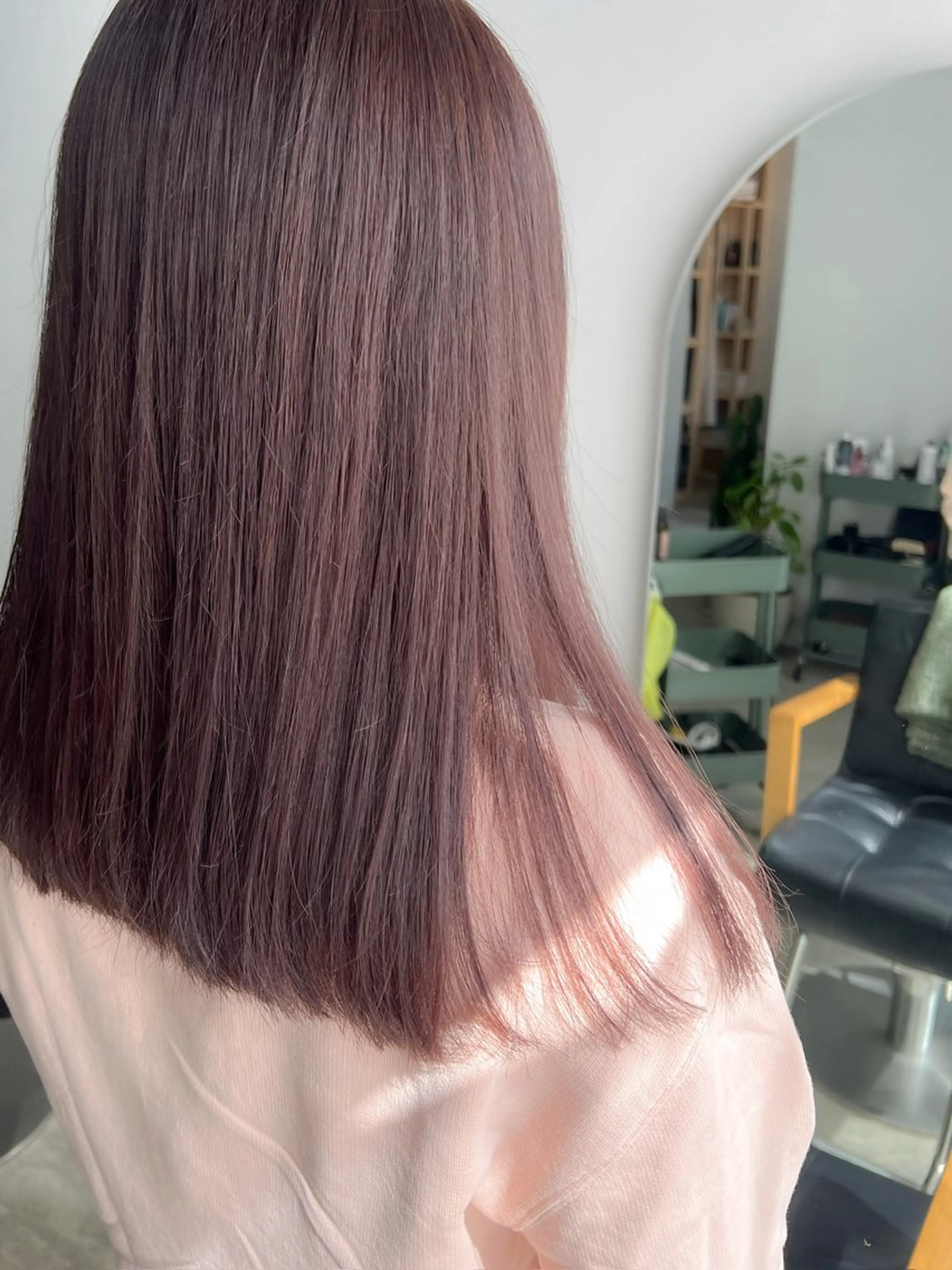 セミロング カラー カット ヘアカラー トリートメント le'a所属・谷町/Le'a /竹原しおなのヘアスタイル