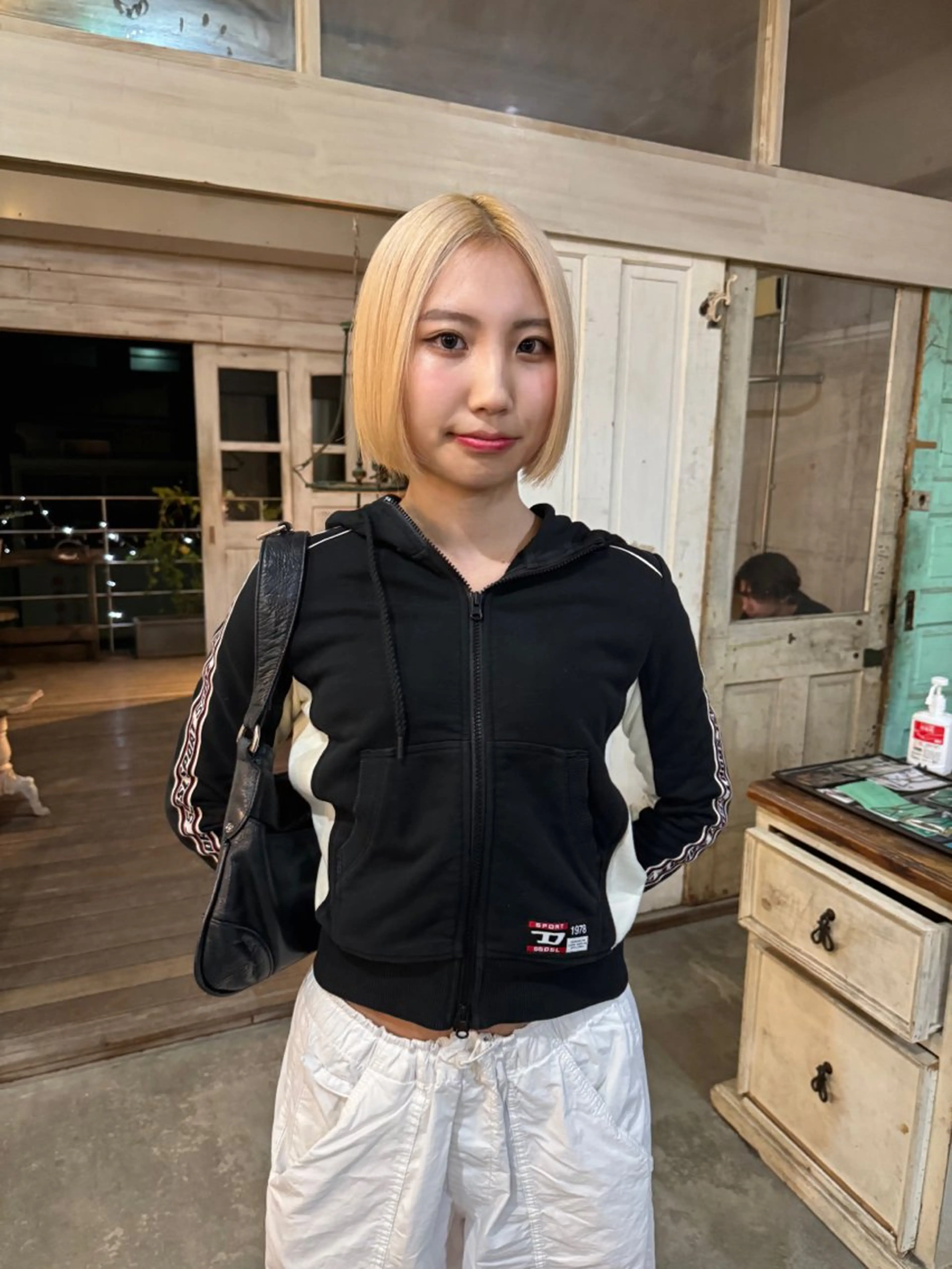 ショート カラー ヘアアレンジ ブリーチ ハイトーンカラー 韓国風ヘア ravens代表 🍀【ヒロム】🍀のヘアスタイル