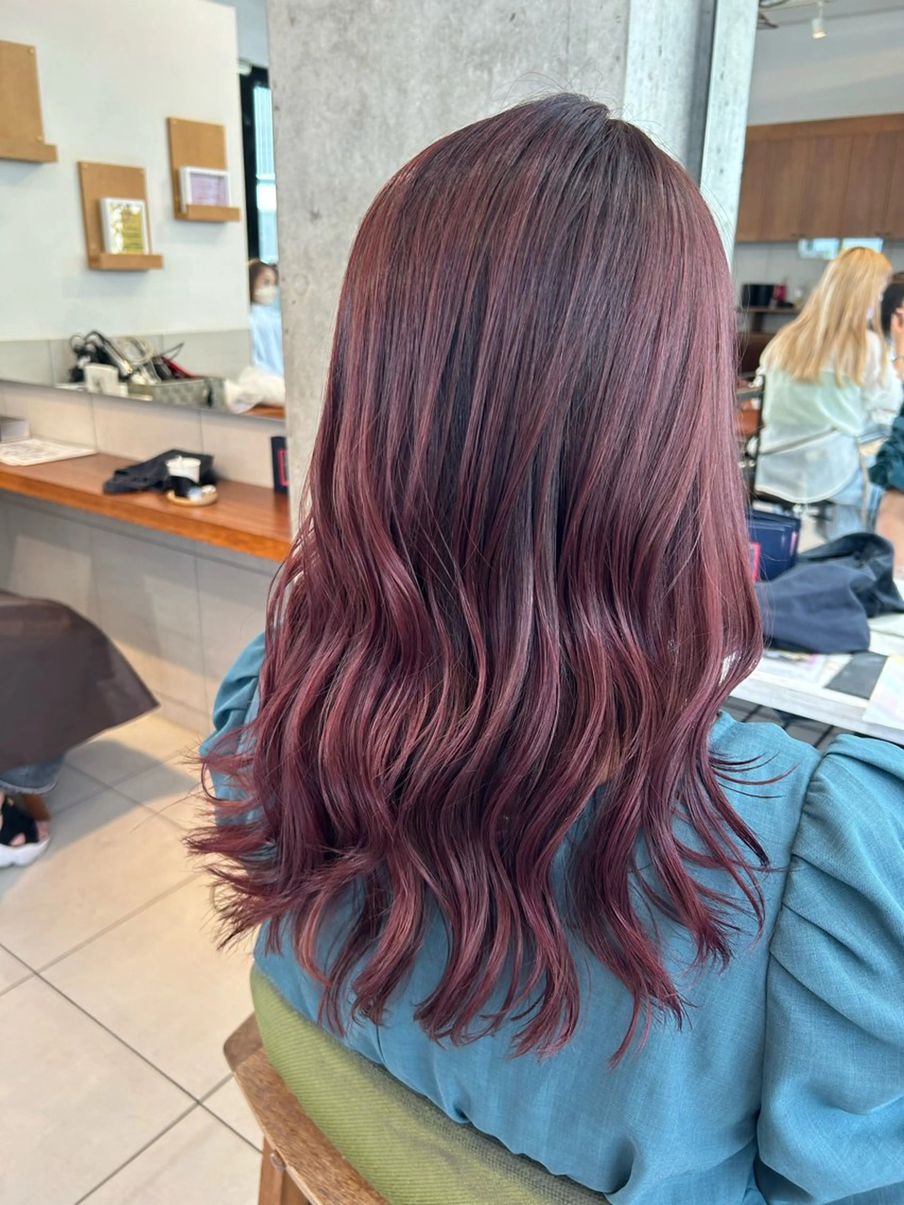 セミロング カラー カット ヘアカラー トリートメント 艶カラー/耳つぼ/ 渡辺奈緒のその他イメージ