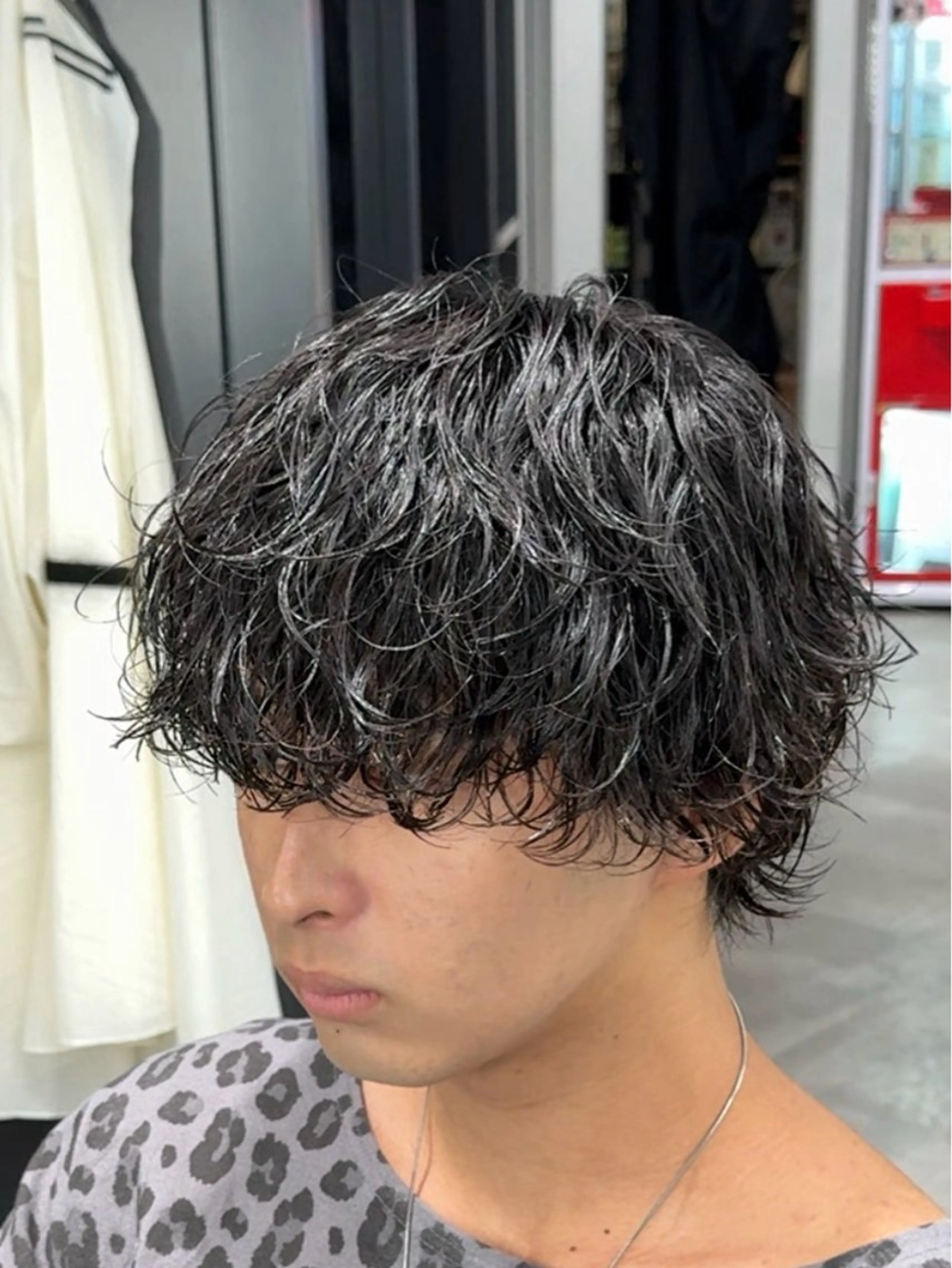 ショート カット パーマ 高橋 昂大のヘアスタイル