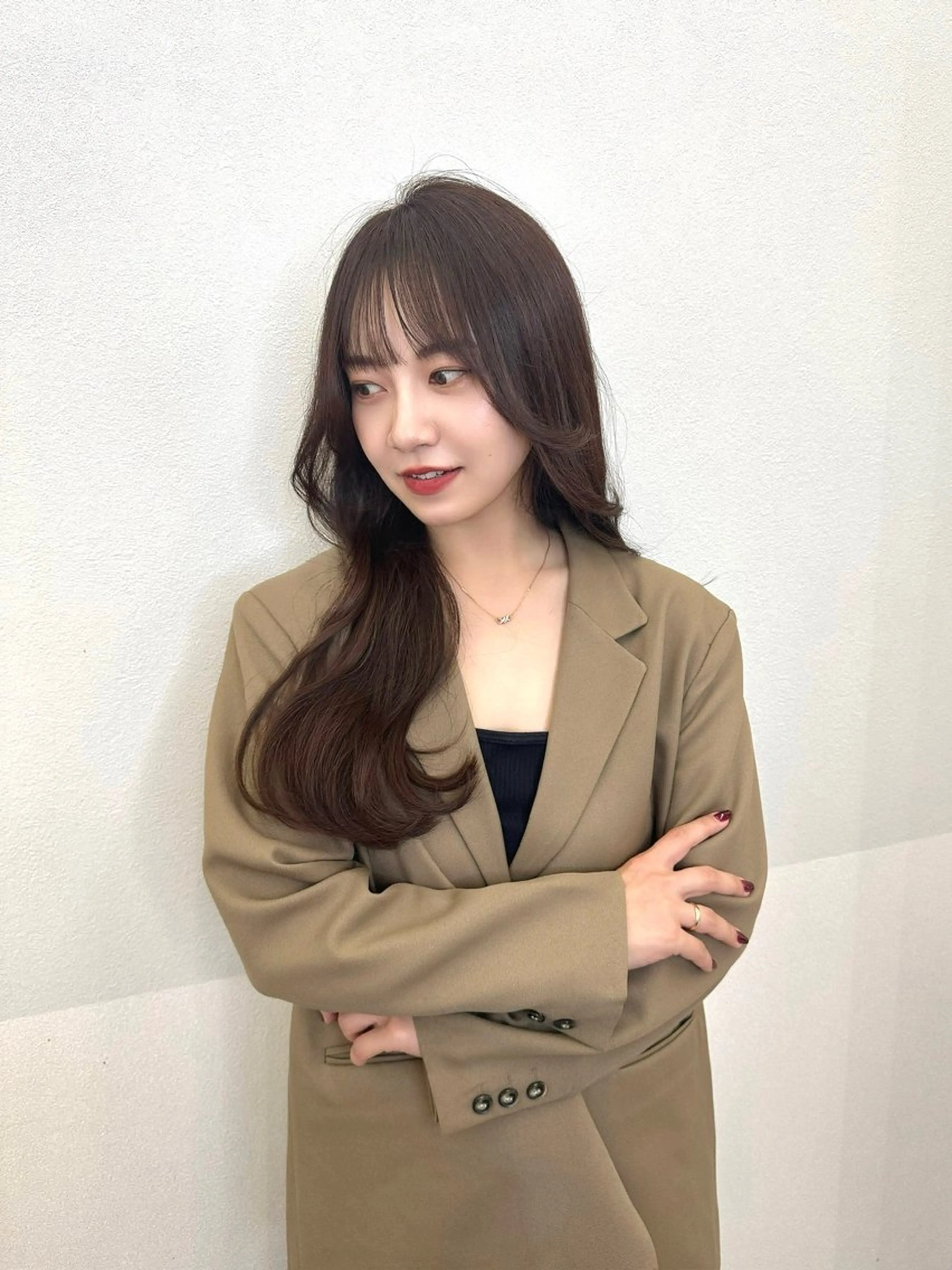 ロング 似合わせカット 山本 紗代のヘアスタイル