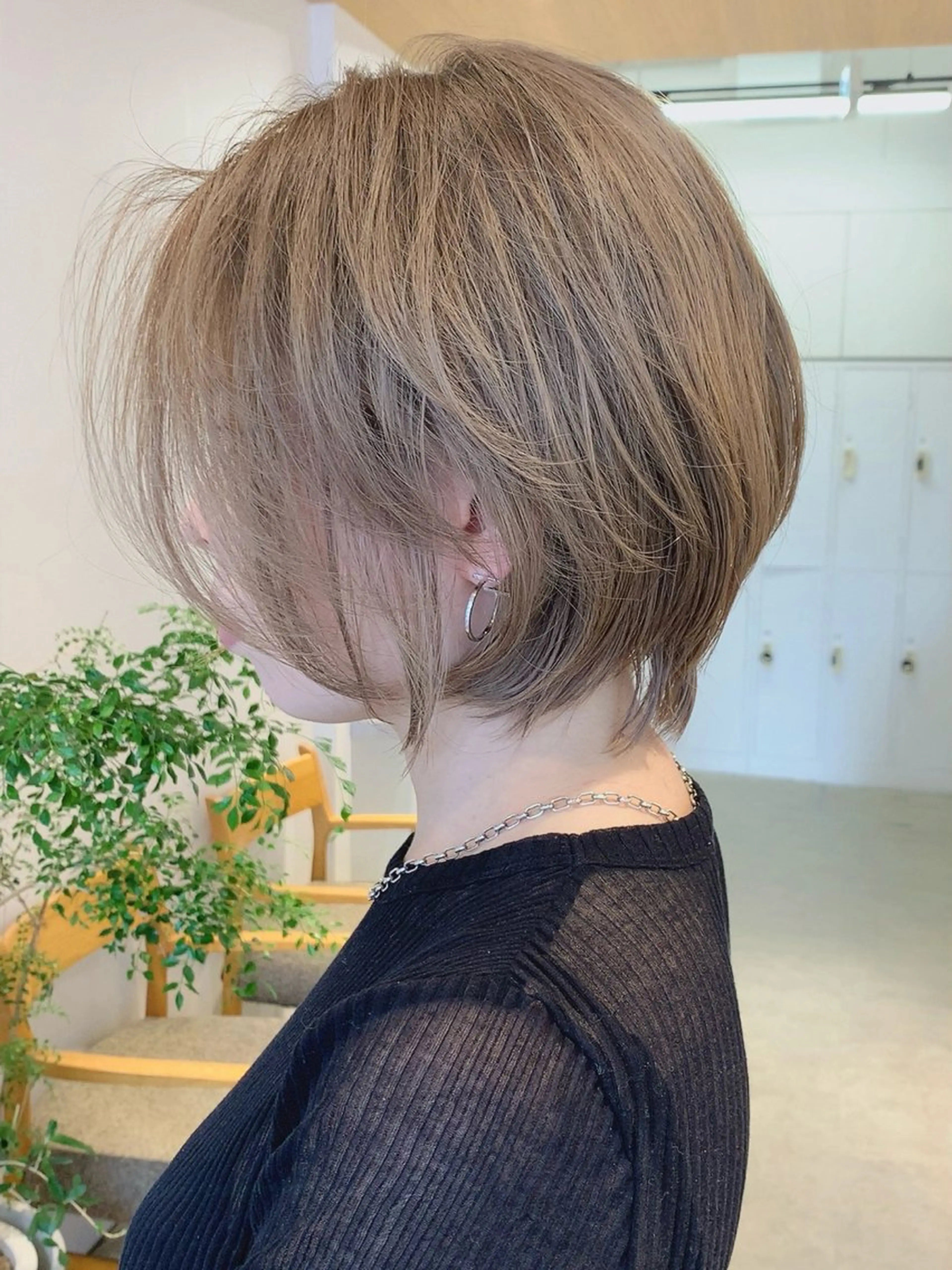 ショート カラー カット ヘアカラー トリートメント ボブ/大人ヘア k-two濱田のヘアスタイル