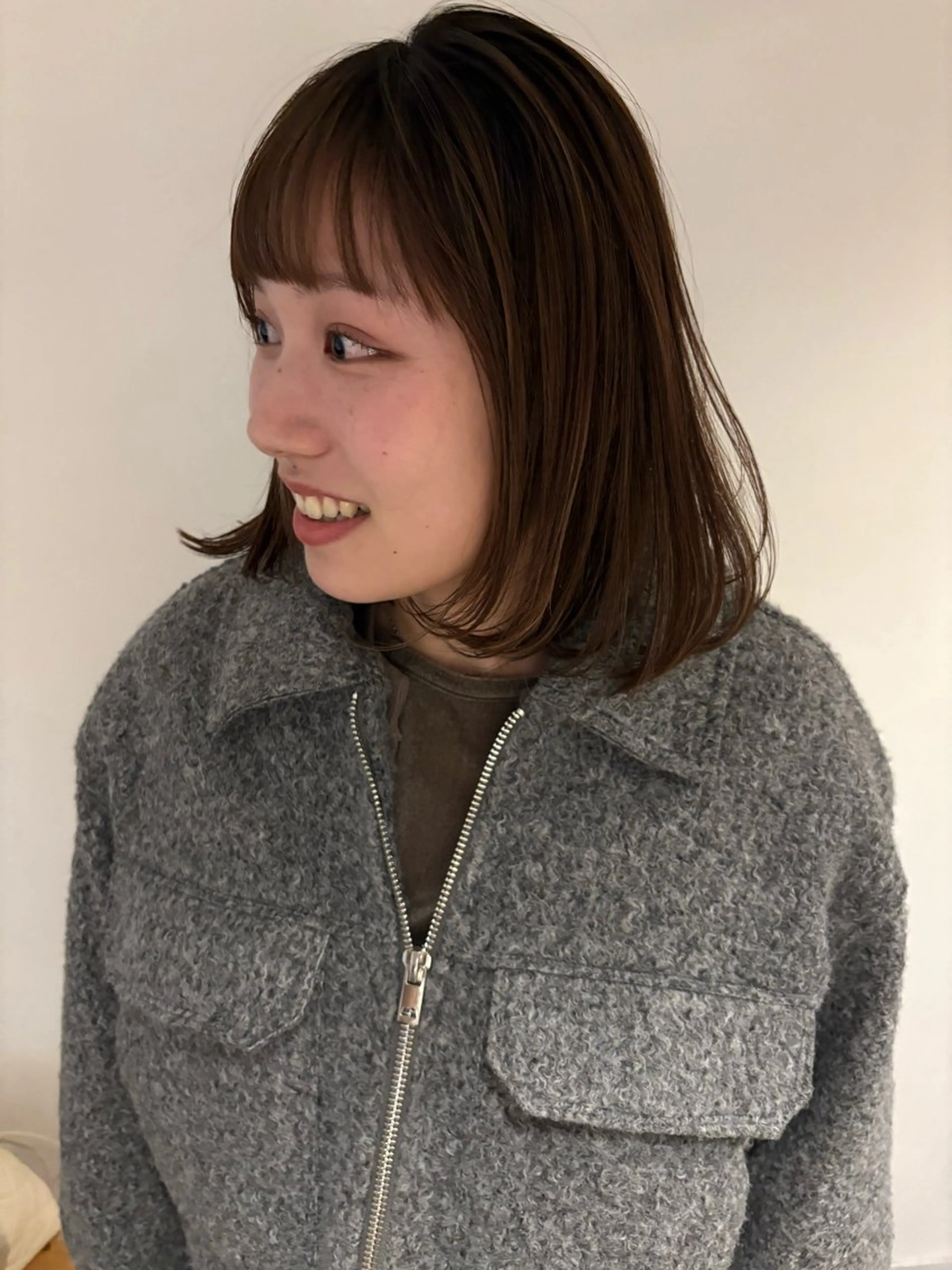 ミディアム ボブ モダーン北鎌倉所属・中溝 アカリのヘアスタイル