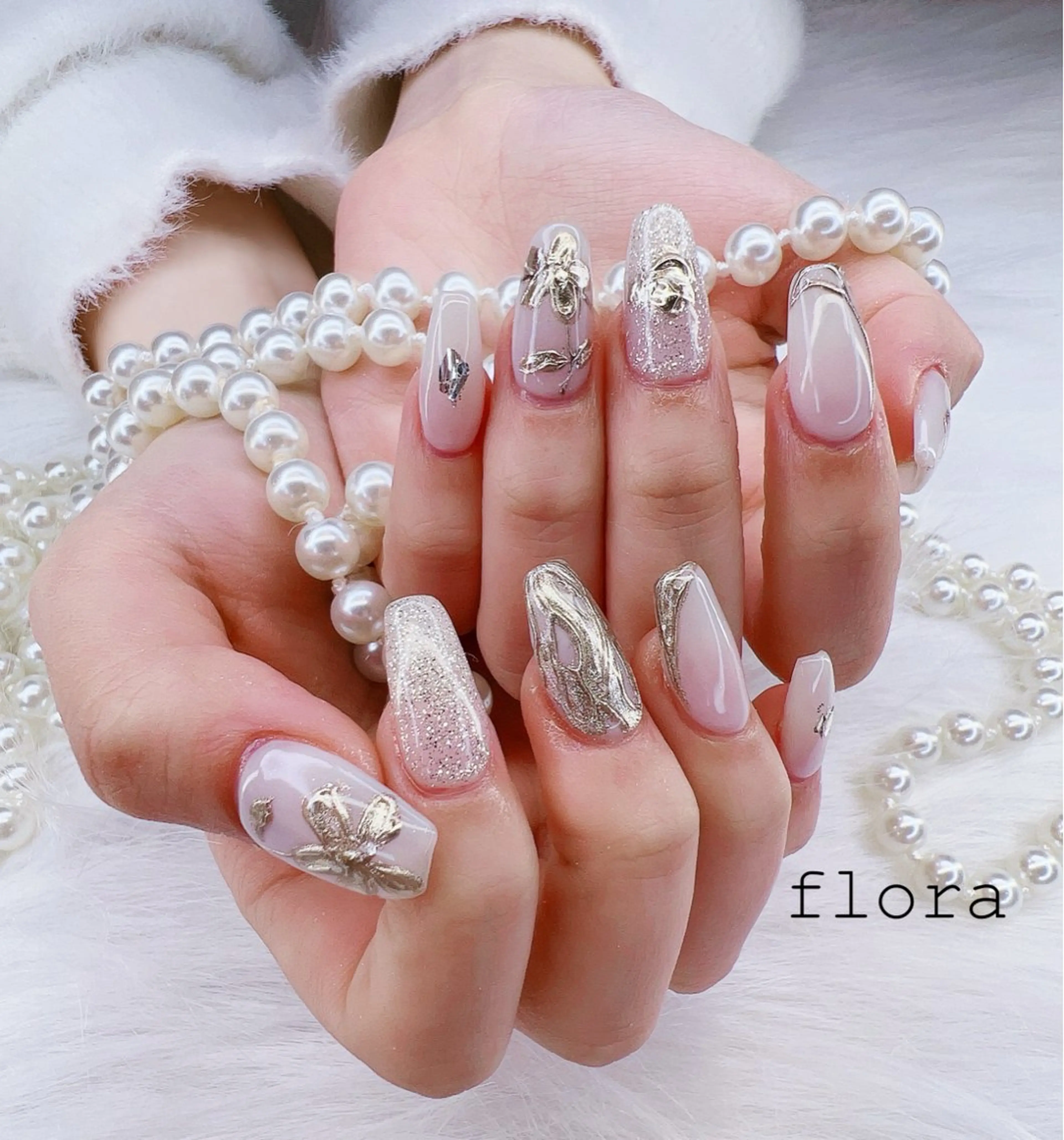 ネイル ハンドネイル flora nailのネイルデザイン