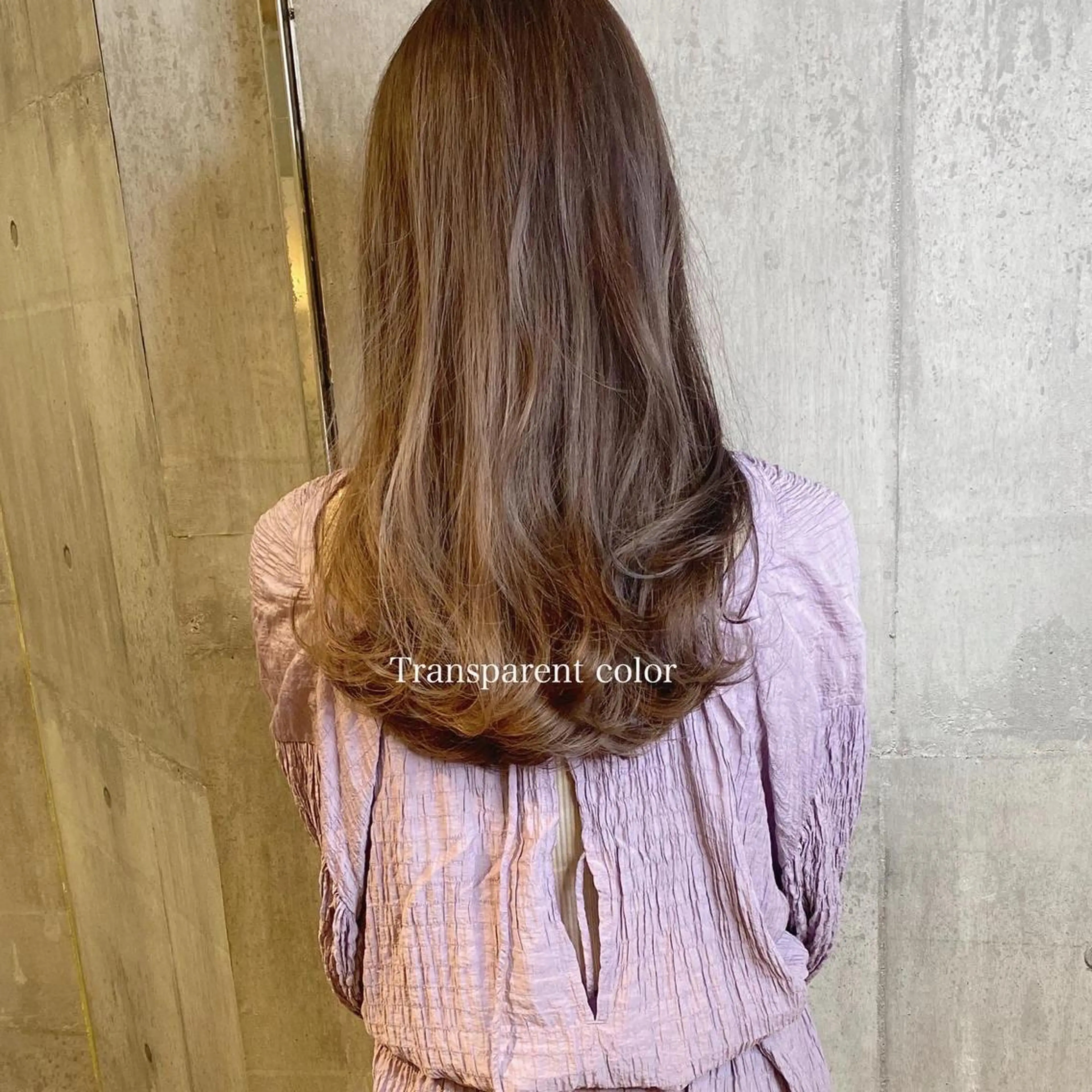 ミディアム カラー 透明感カラー 髪質改善カラー ケアブリーチ/タムのヘアスタイル