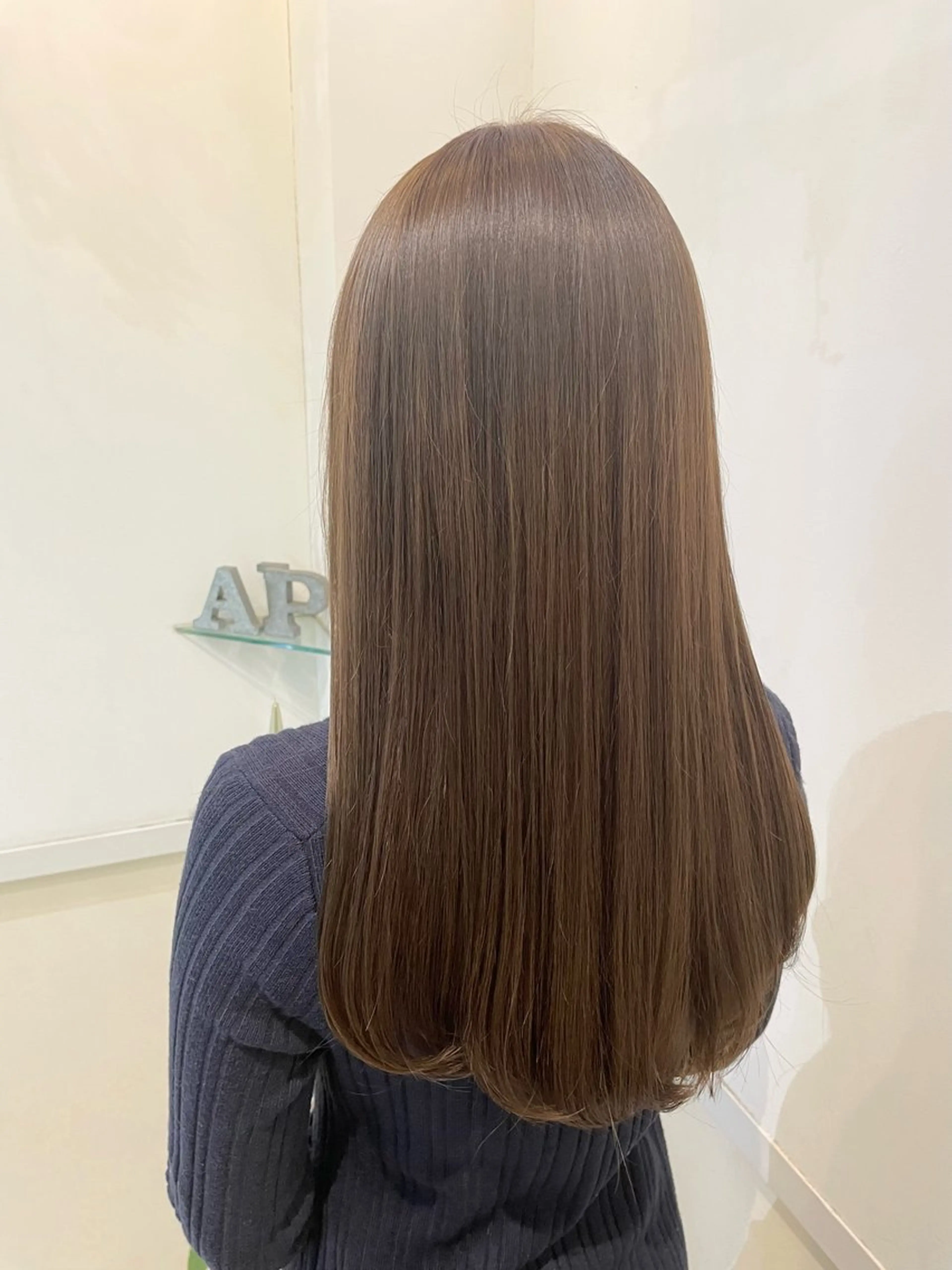 ロング カラー トリートメント 髪質改善カラー🤍 エクステ✨君島由実子のヘアスタイル