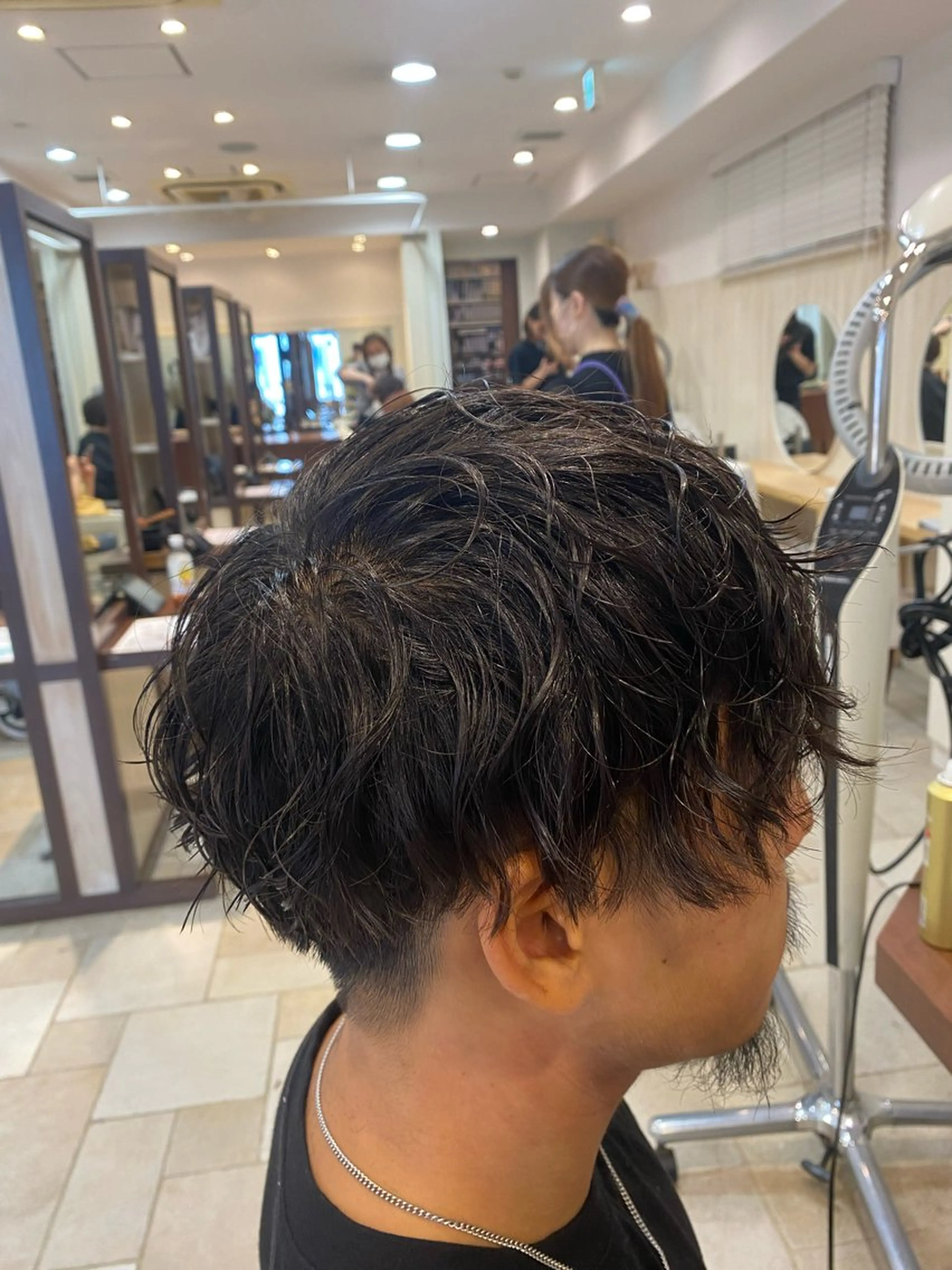 ミディアム パーマ カット パーマ ヘアセット 髪質改善/美髪矯正 🫧山本勇輝🫧のヘアスタイル