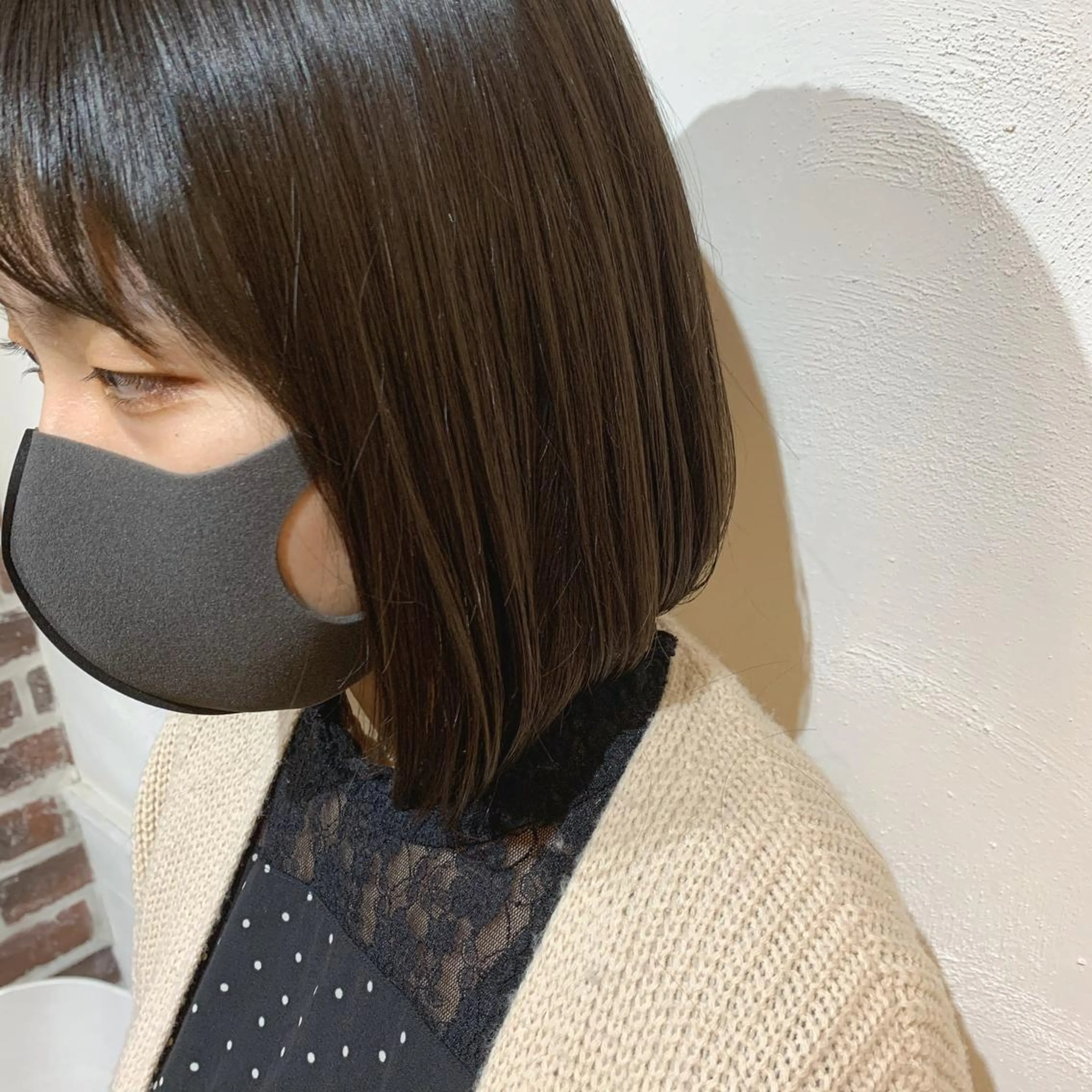 ショート ボブ 学生 縮毛矯正 lico 新札幌所属・Lilly リリィのヘアスタイル