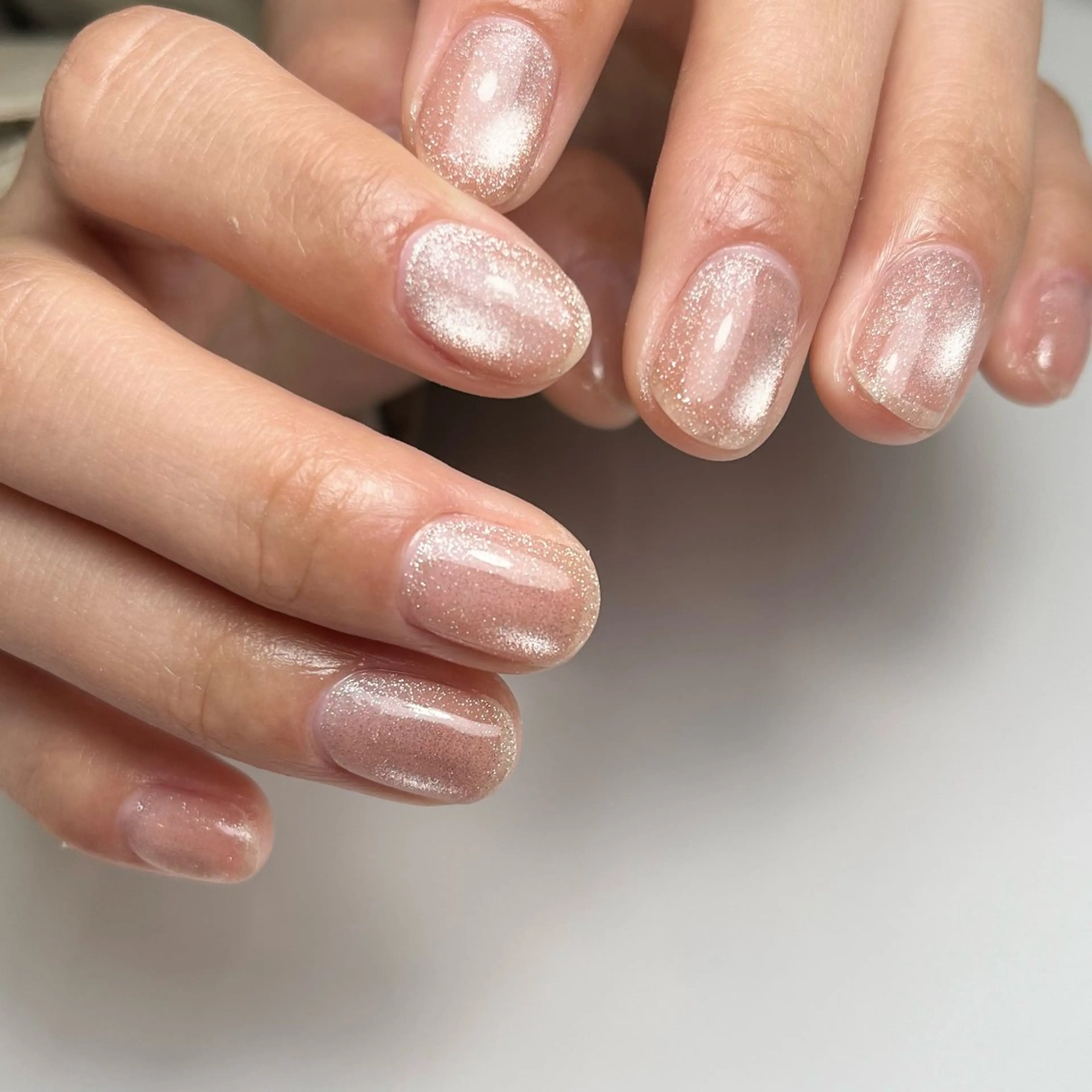 ネイル マグネットネイル マグネットワンカラー ワンカラーネイル ハンドネイル ballie／小野原 なつみのネイルデザイン