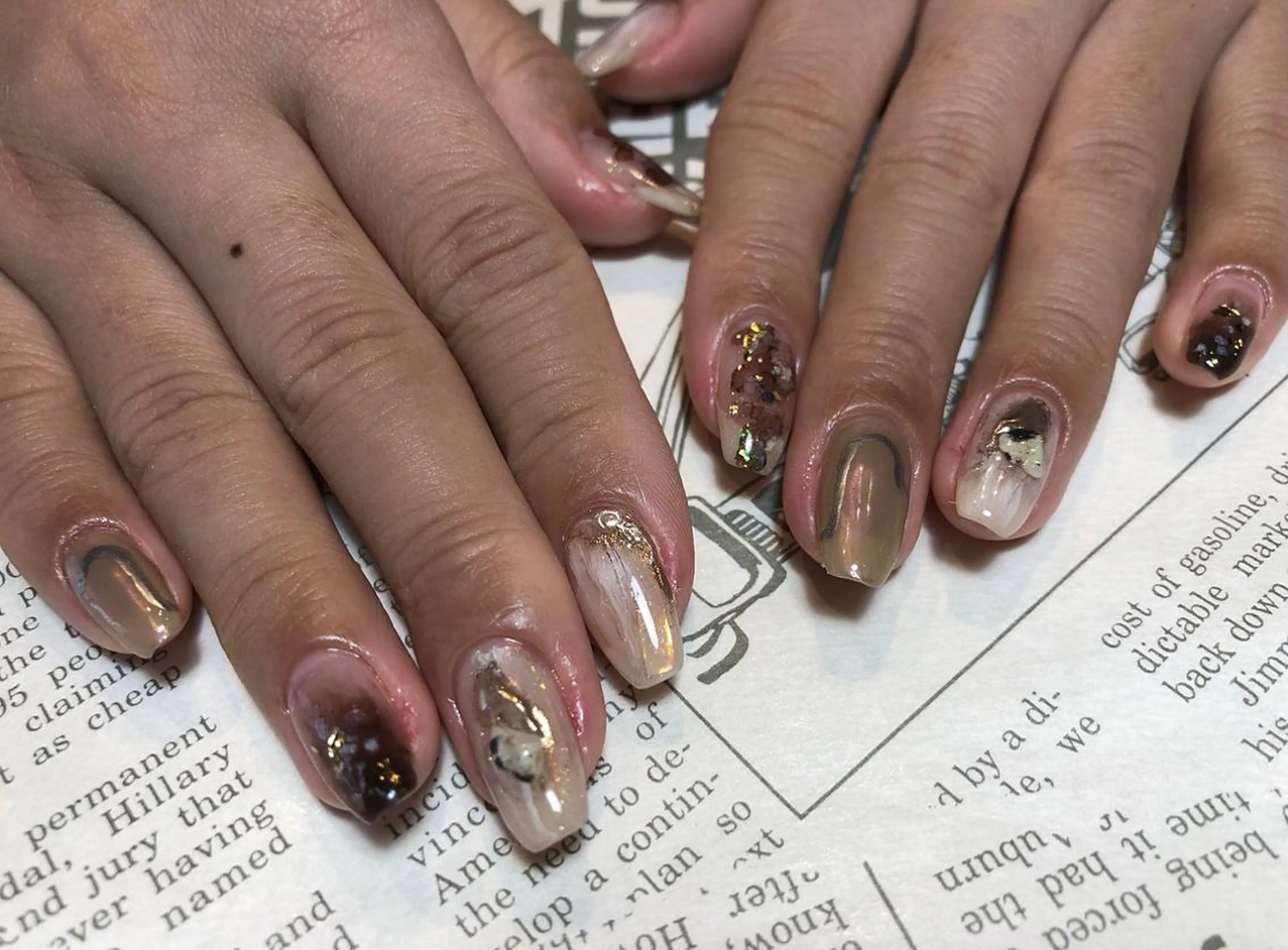 ネイル ☽ ☾のネイルデザイン