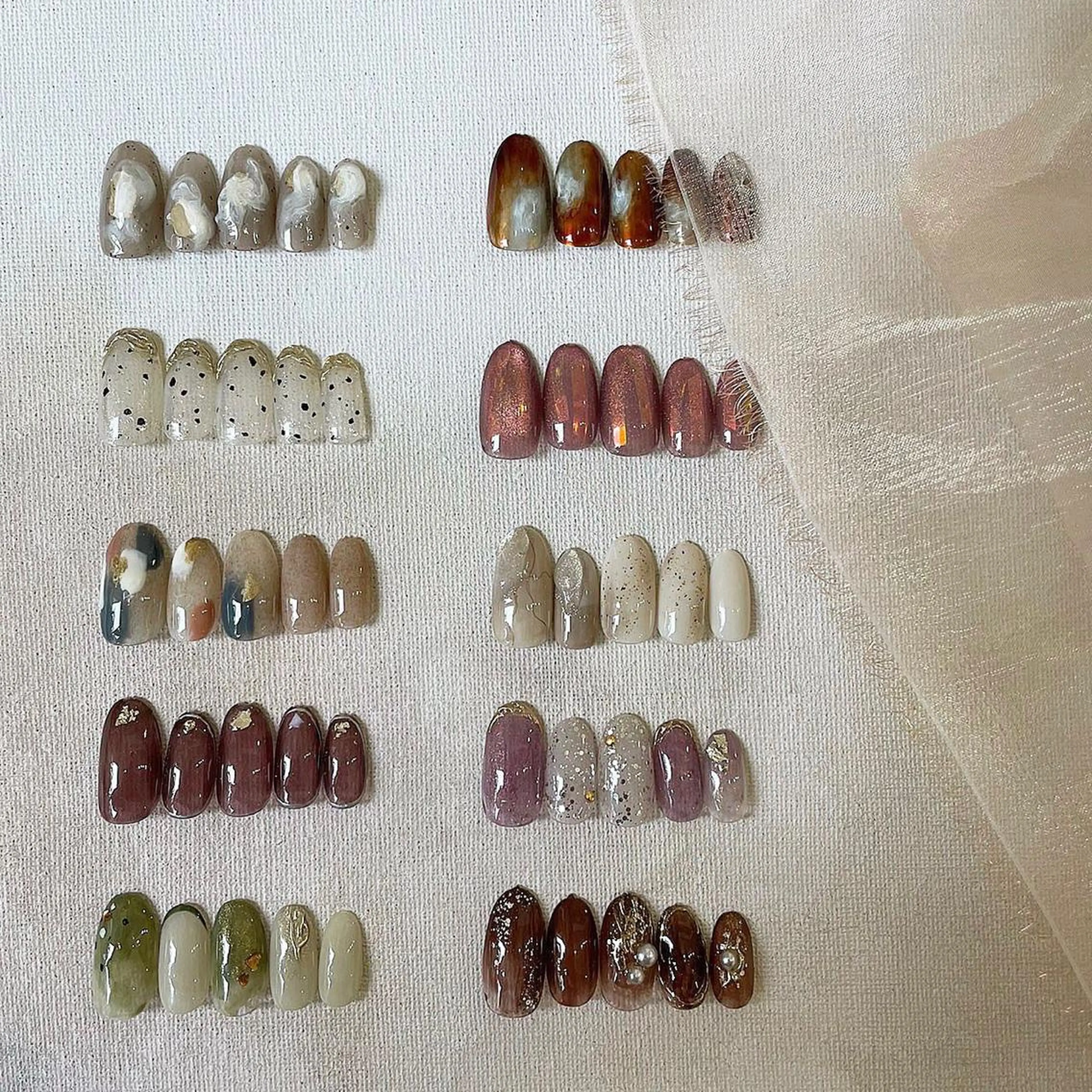 ネイル フットネイル ジェルネイル 韓国ネイル マグネットネイル ニュアンスネイル ハンドネイル nail‪◯ petitnanoのネイルデザイン