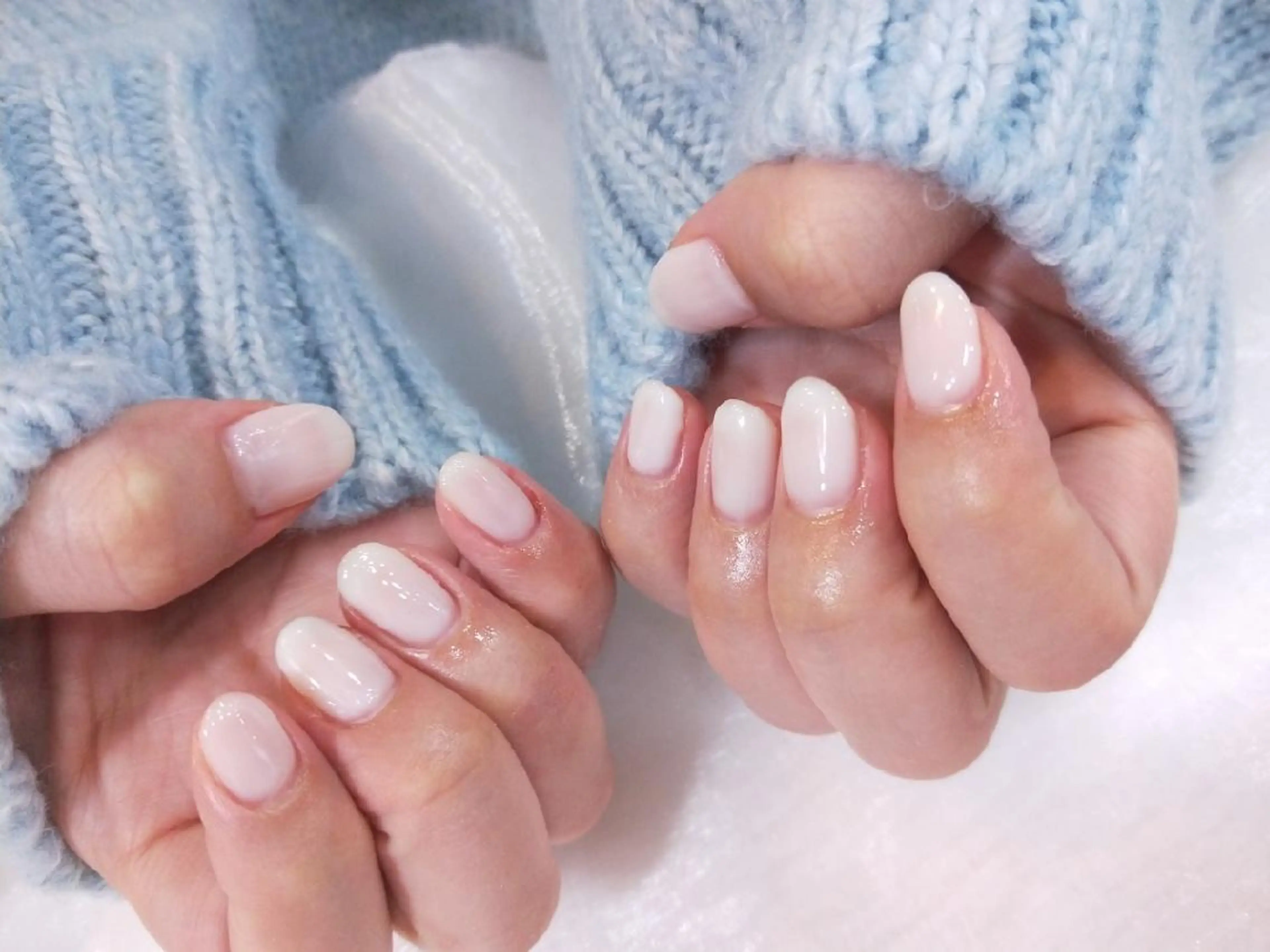 ネイル ハンドネイル ハンドケア R'well所属・はばすみれ🎀ﾈｲﾙ 光ﾌｪｲｼｬﾙ ﾍｱのネイルデザイン