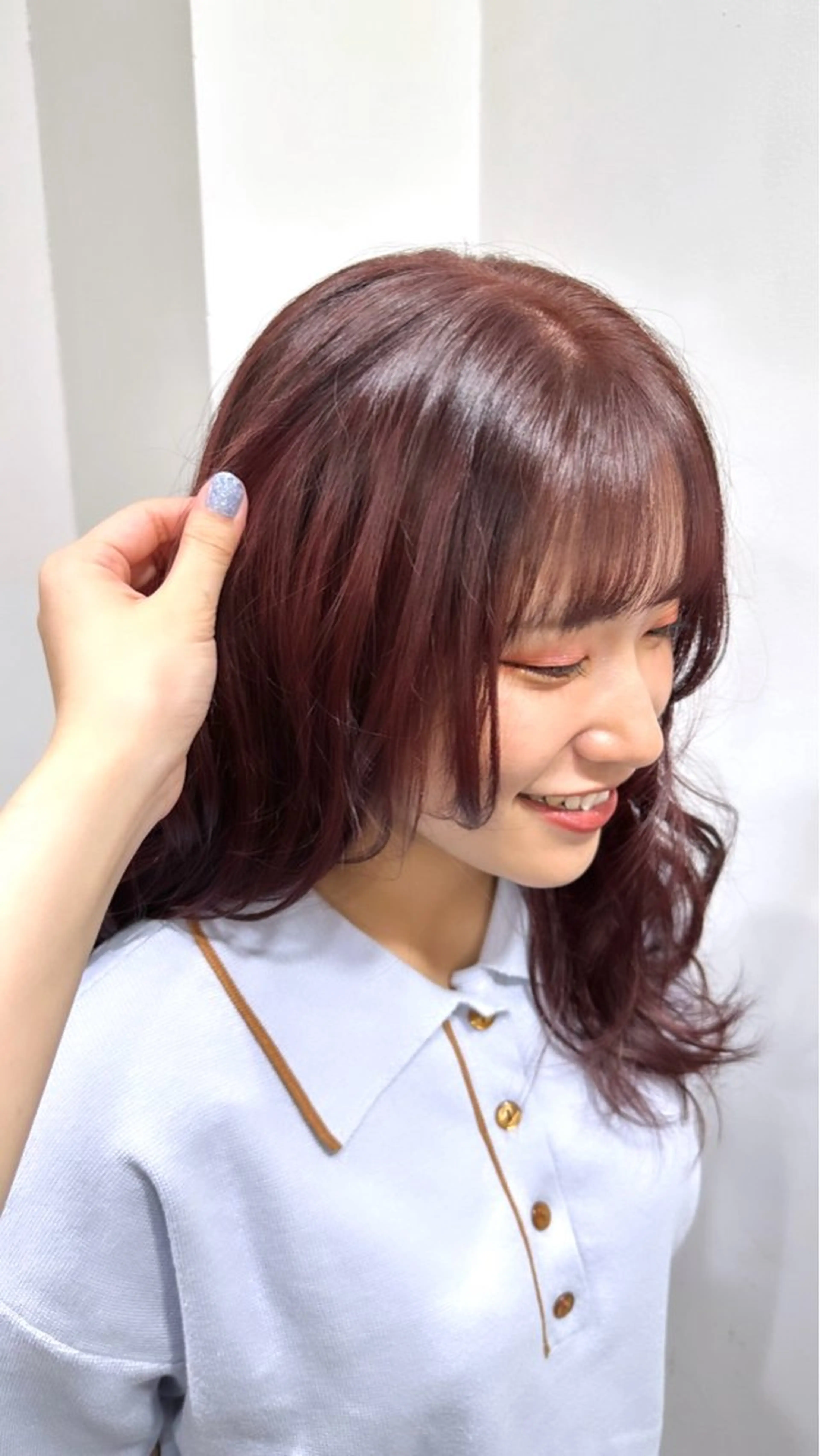 カラー noa / 郡山ボブ /透明感カラー🤍のヘアスタイル