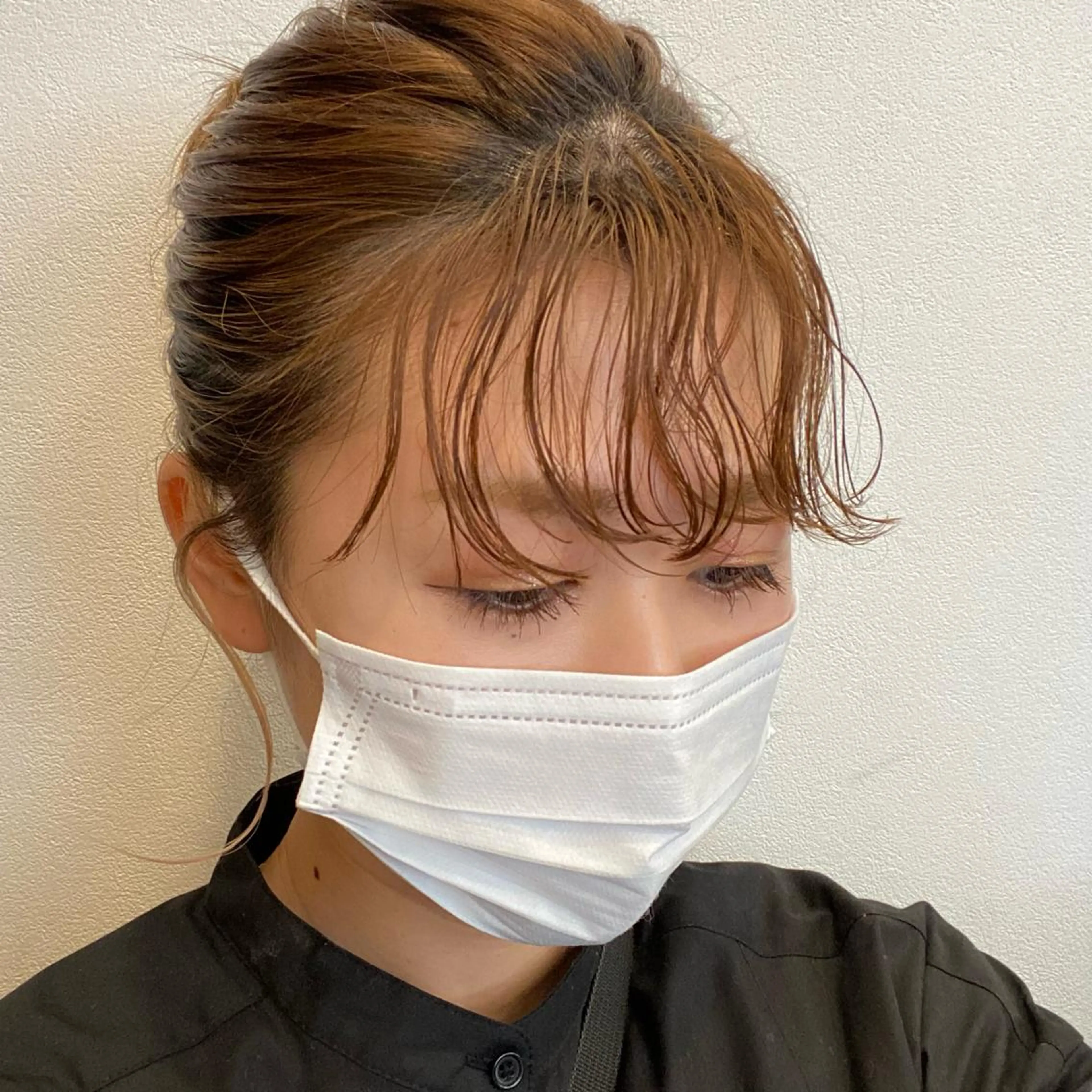 パーマ 松本 玲菜のヘアスタイル